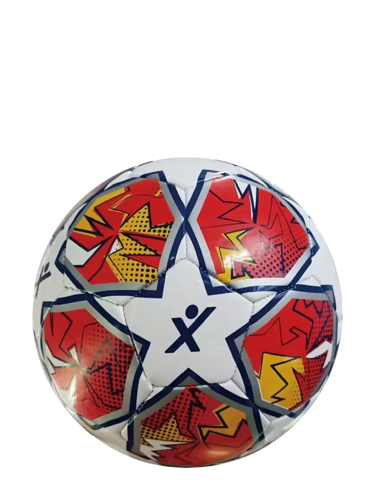 SportX Tft Fodbold Champion Red/Yellow Str. 5, One Size, Football Equipment, Weiß - Balls, Frauen