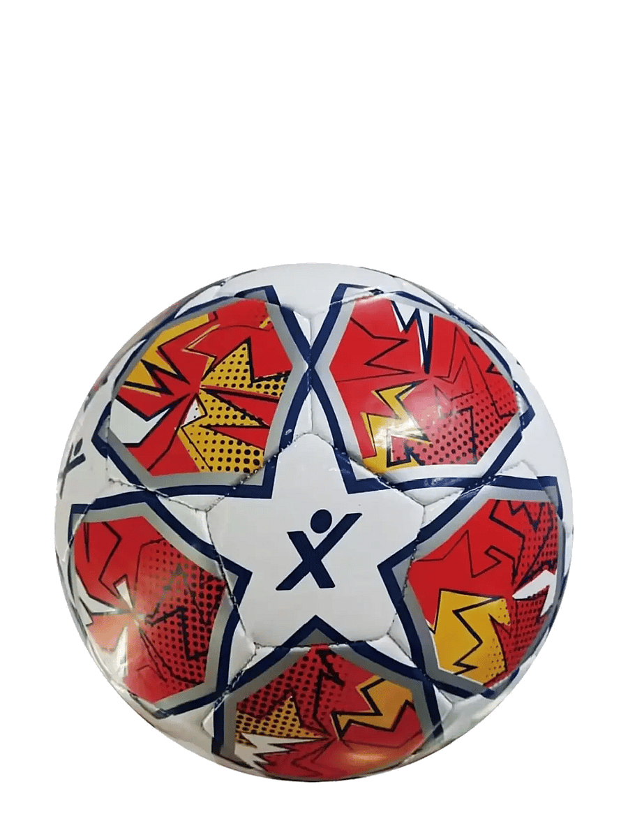 SportX - TFT - Fodbold Champion Red/Yellow Str. 5 - fotbollar - white - 0