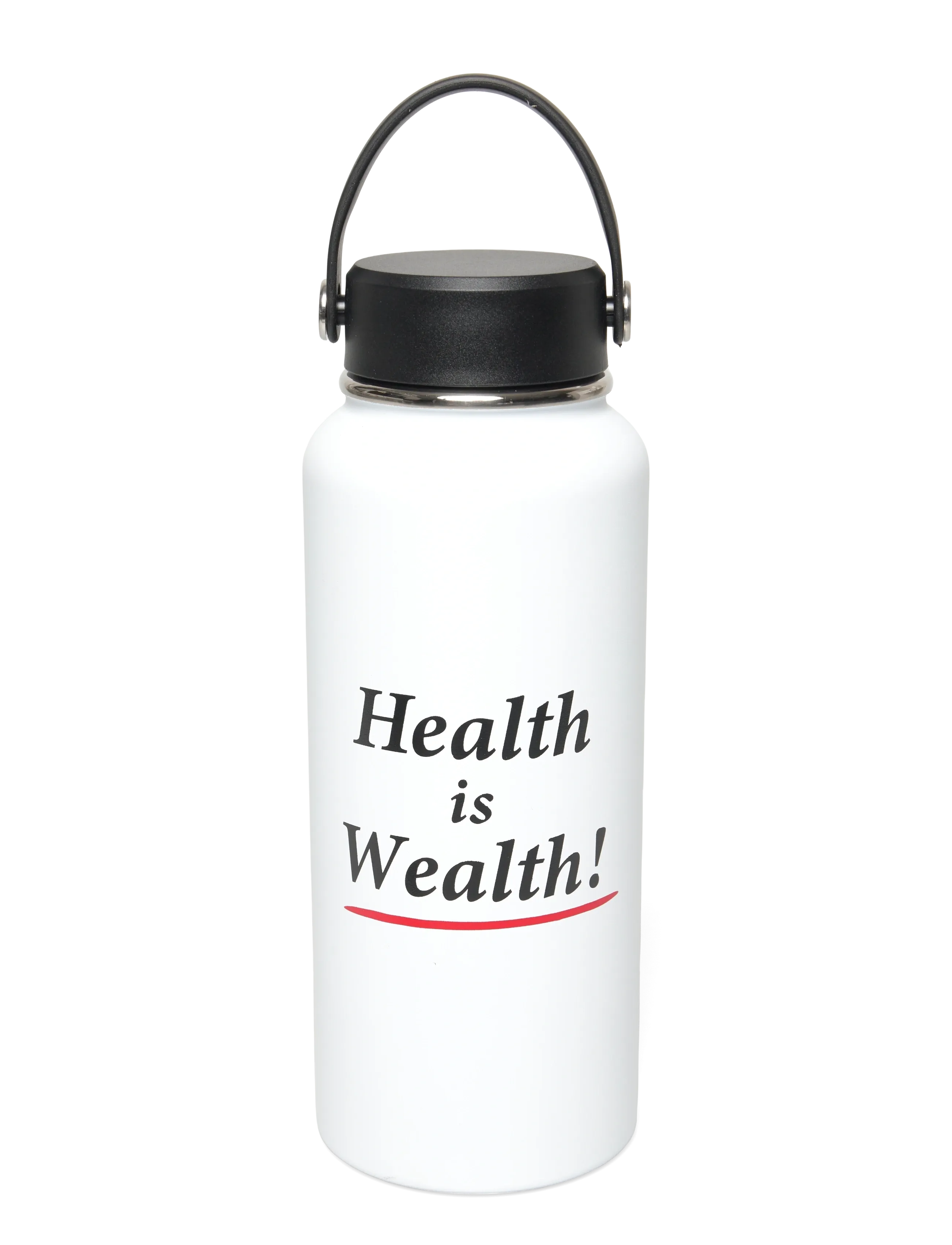 Sporty & Rich Health is Wealth Bottle - Visa allt - WHITE / white