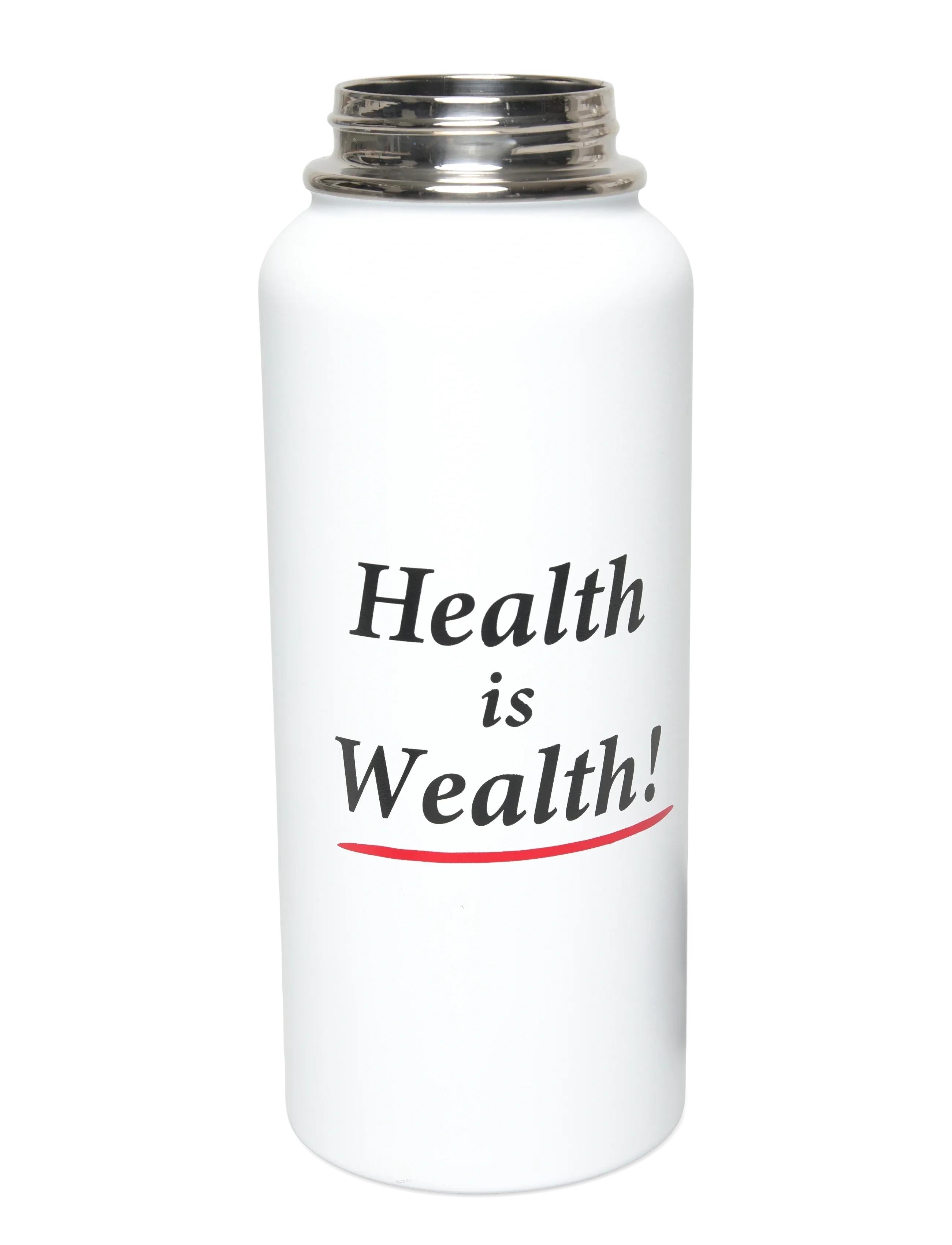 Sporty & Rich - Health is Wealth Bottle - vandflasker - white - 2