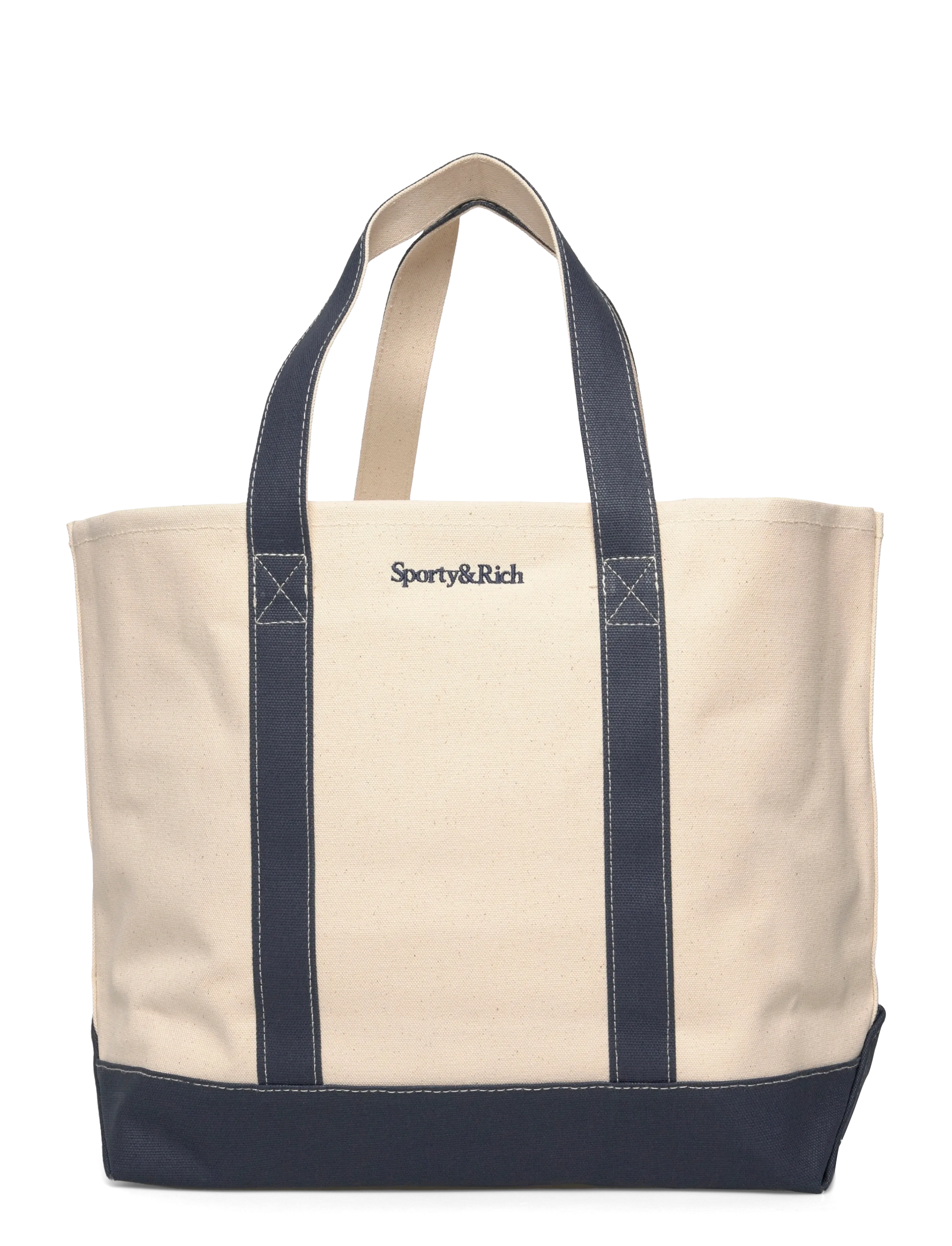 Sporty & Rich - Eden Crest Two Tone Tote - natural - 1