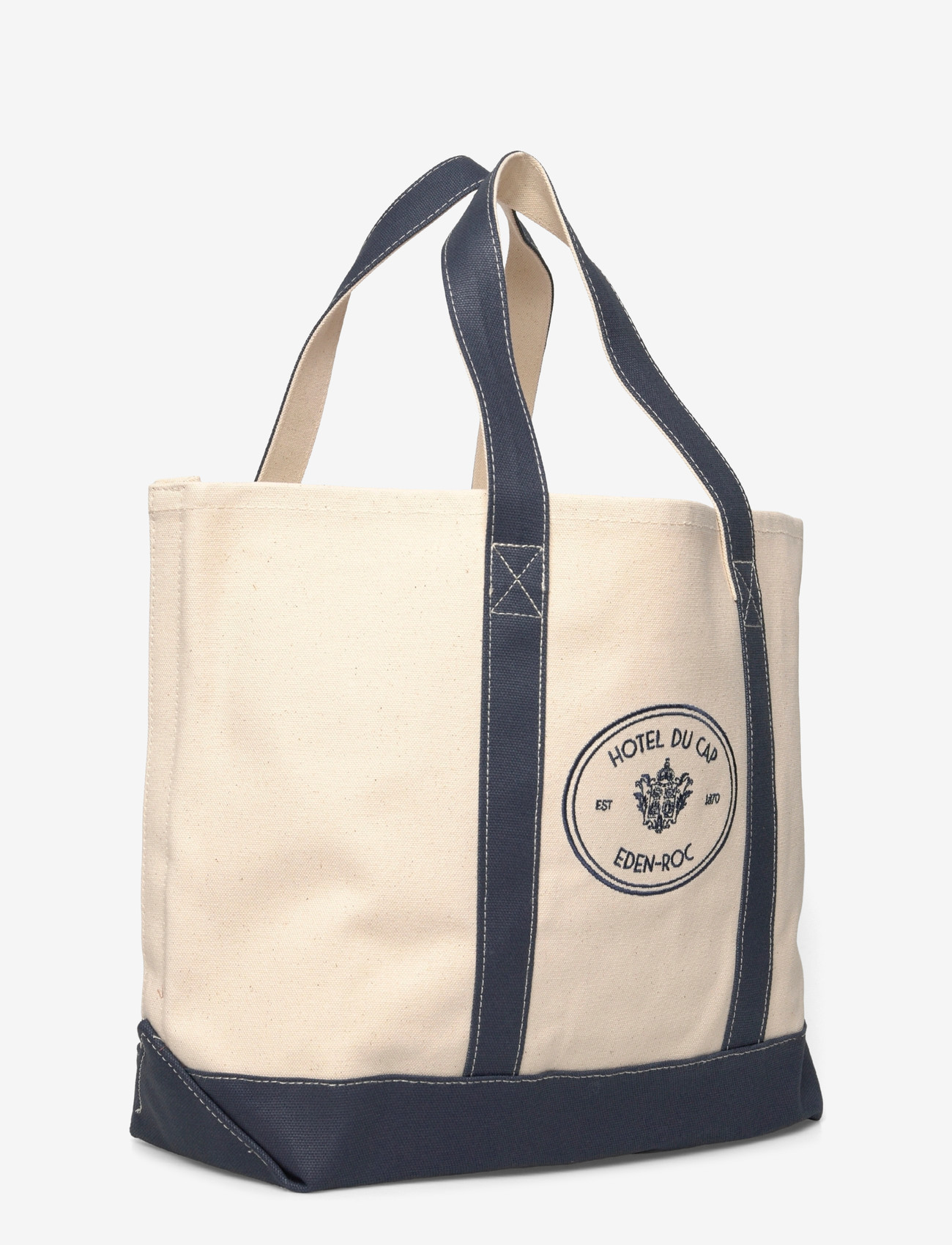 Sporty & Rich - Eden Crest Two Tone Tote - shoppingväskor - natural - 2