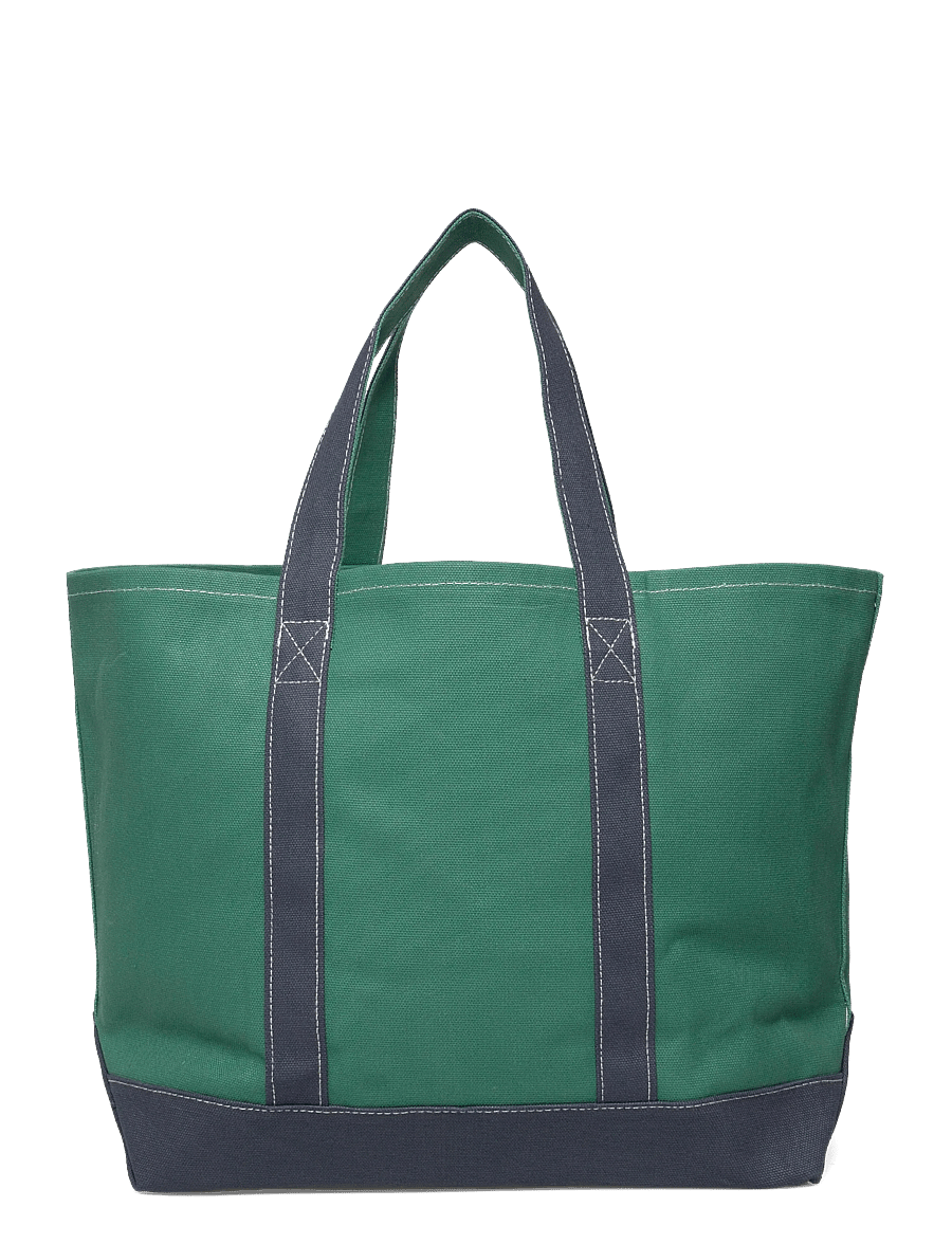 Sporty & Rich - Syracuse Two Tone Tote Bag - tote bags - dark navy/alpine - 1