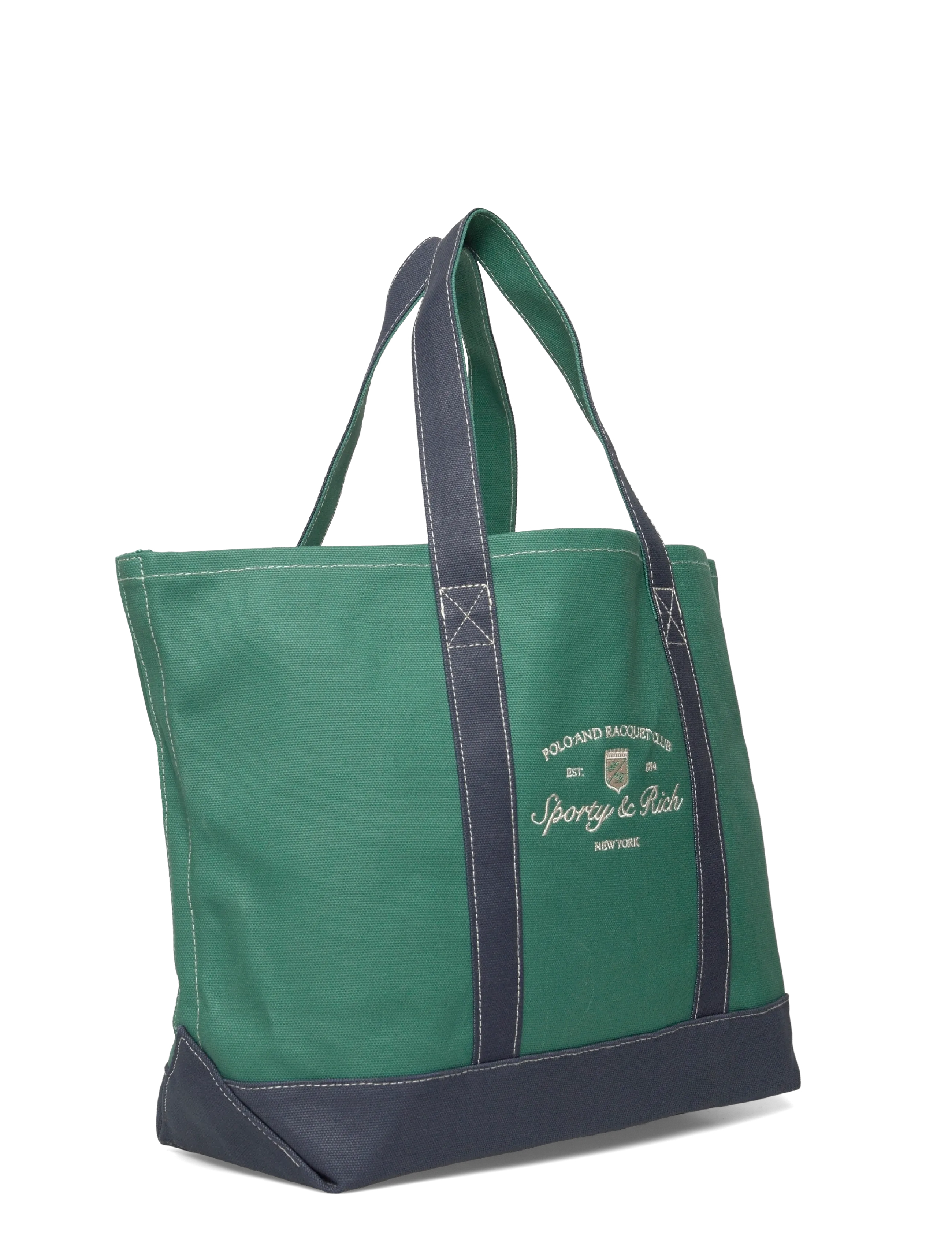 Sporty & Rich - Syracuse Two Tone Tote Bag - cabas - dark navy/alpine - 2