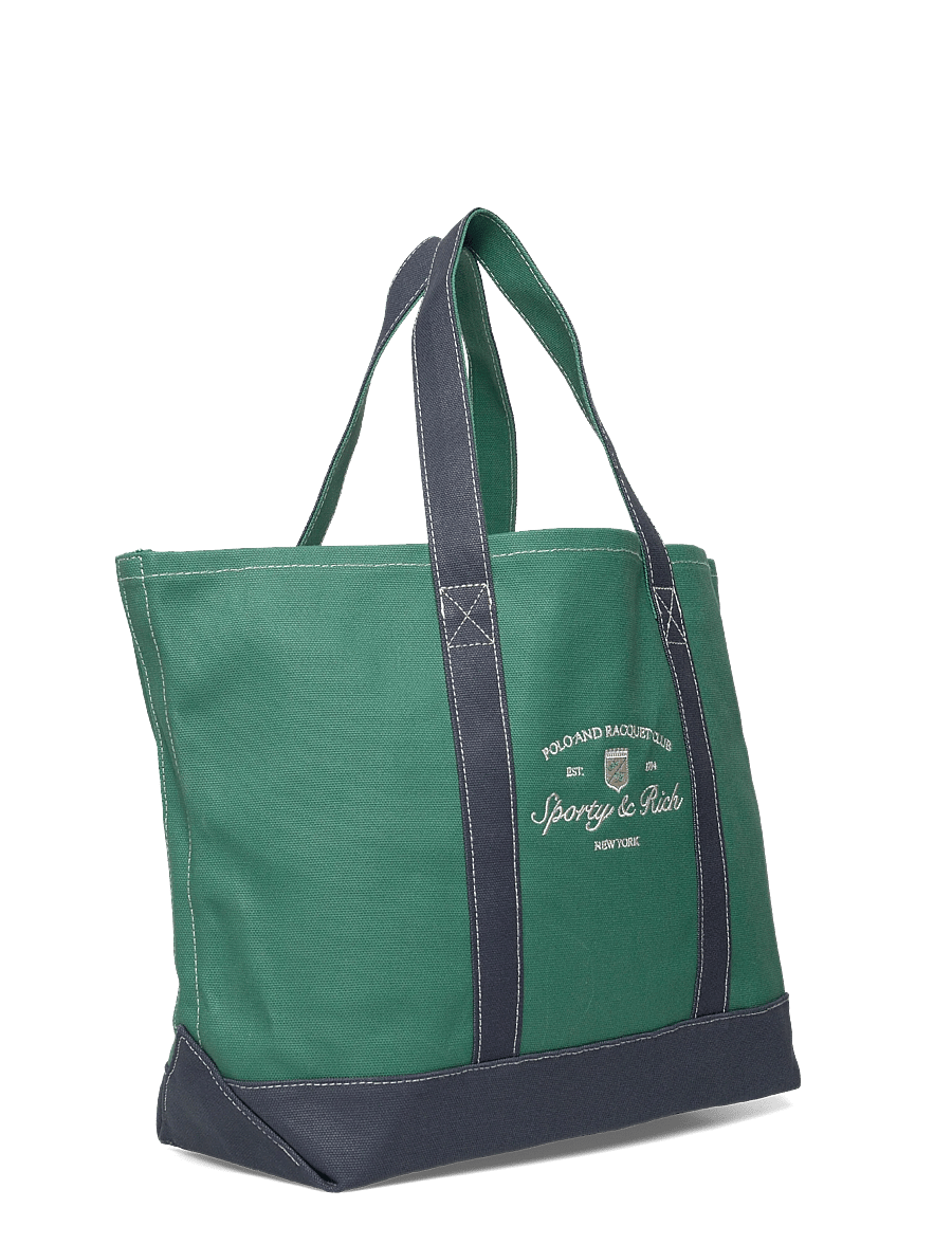 Sporty & Rich - Syracuse Two Tone Tote Bag - tote bags - dark navy/alpine - 2