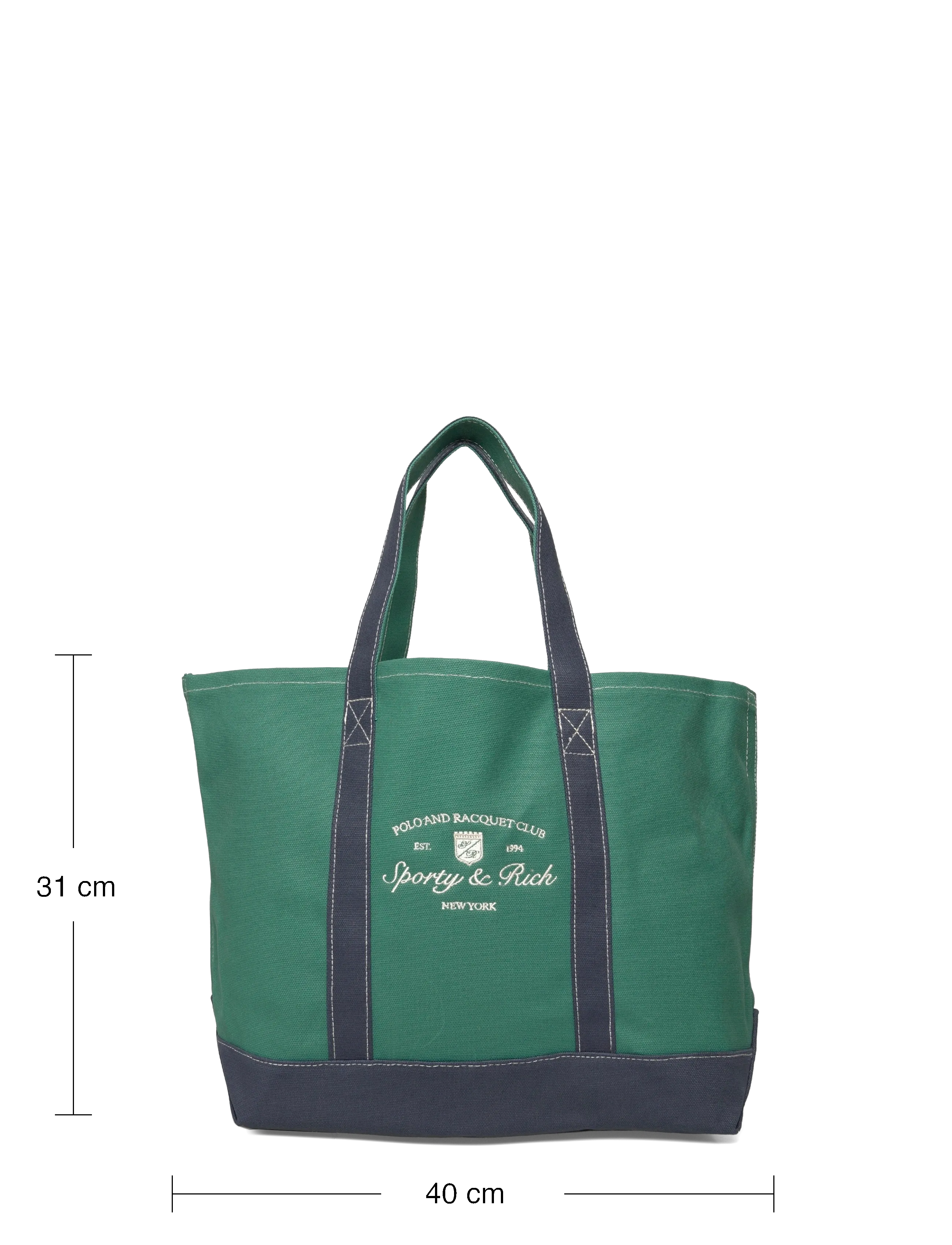 Sporty & Rich - Syracuse Two Tone Tote Bag - cabas - dark navy/alpine - 3