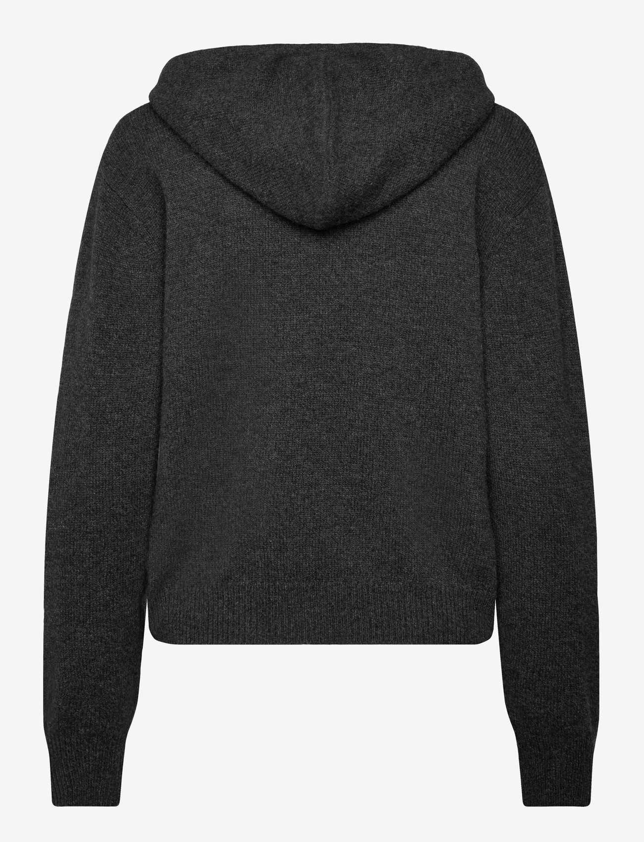 Sporty & Rich - SRC Cashmere Zip Hoodie - kaschmir - dark grey - 1