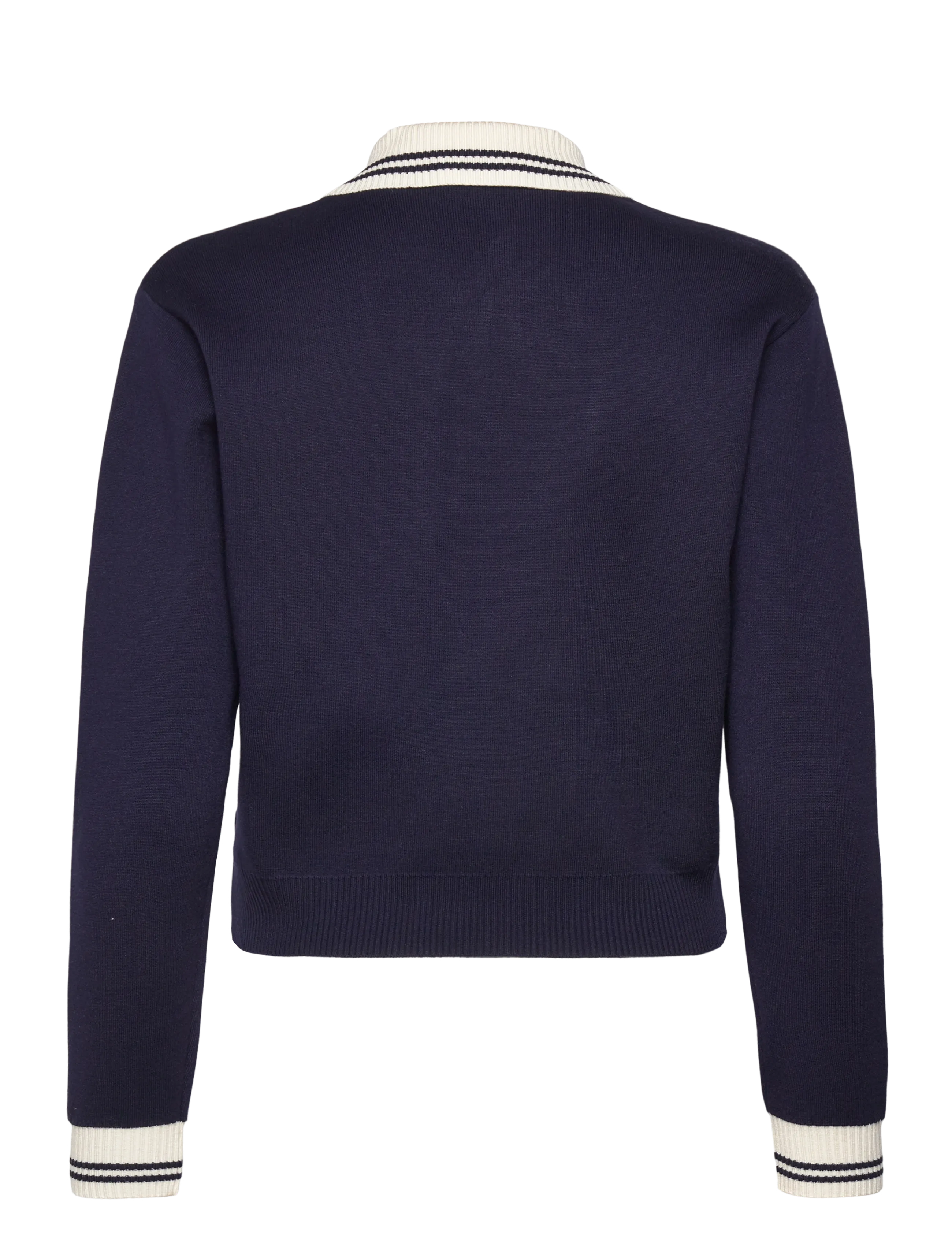 Sporty & Rich - Royal Club Zipped Cardigan - dark navy - 1