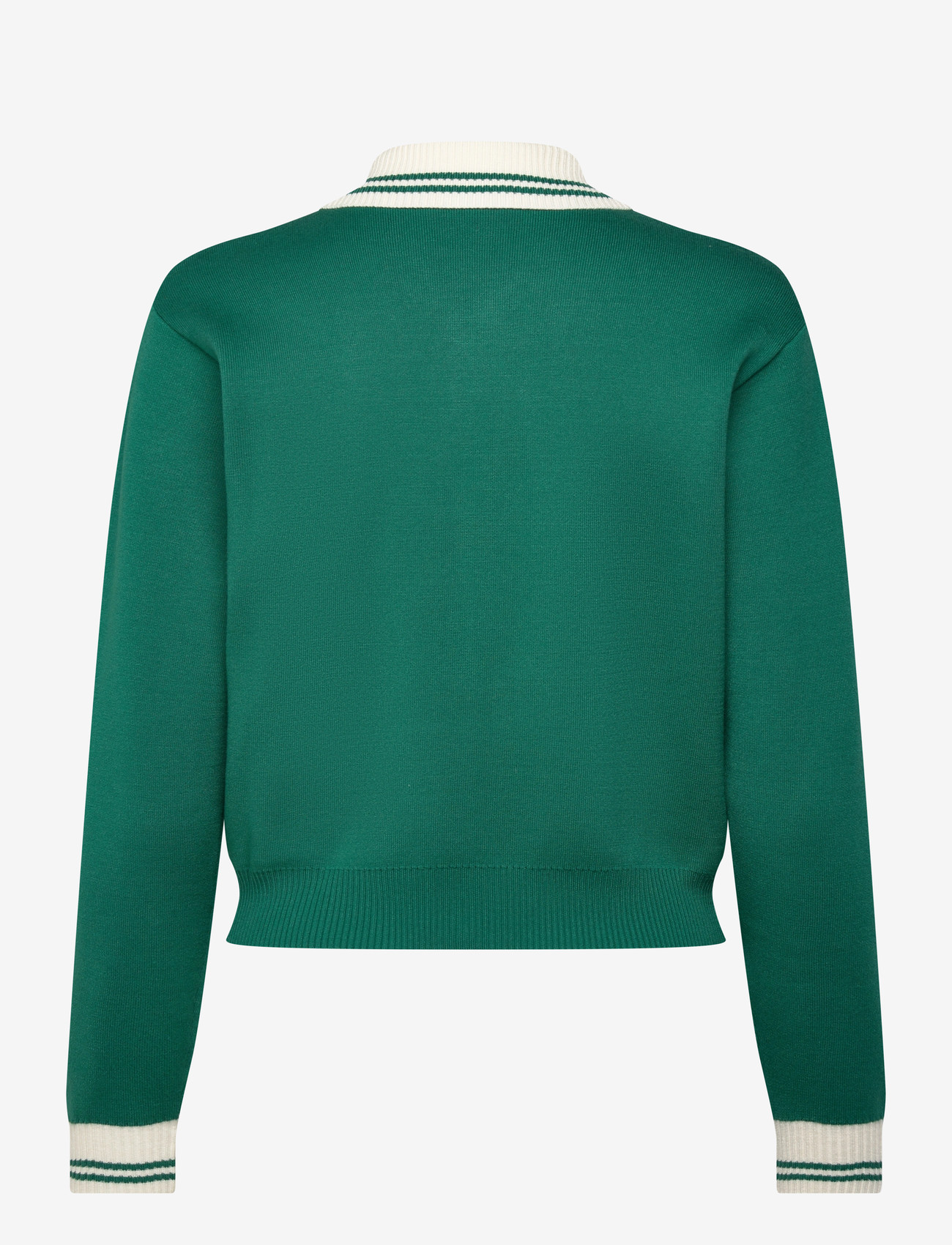 Sporty & Rich - Crown Tennis Zipped Cardigan - efterårsjakker - alpine - 1