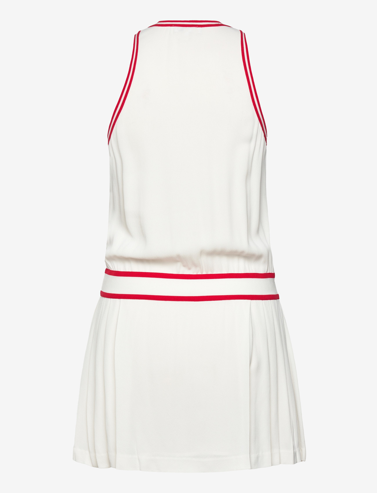 Sporty & Rich - SRC Phoebe Dress White/Bright Red - klänningar & kjolar - white - 1