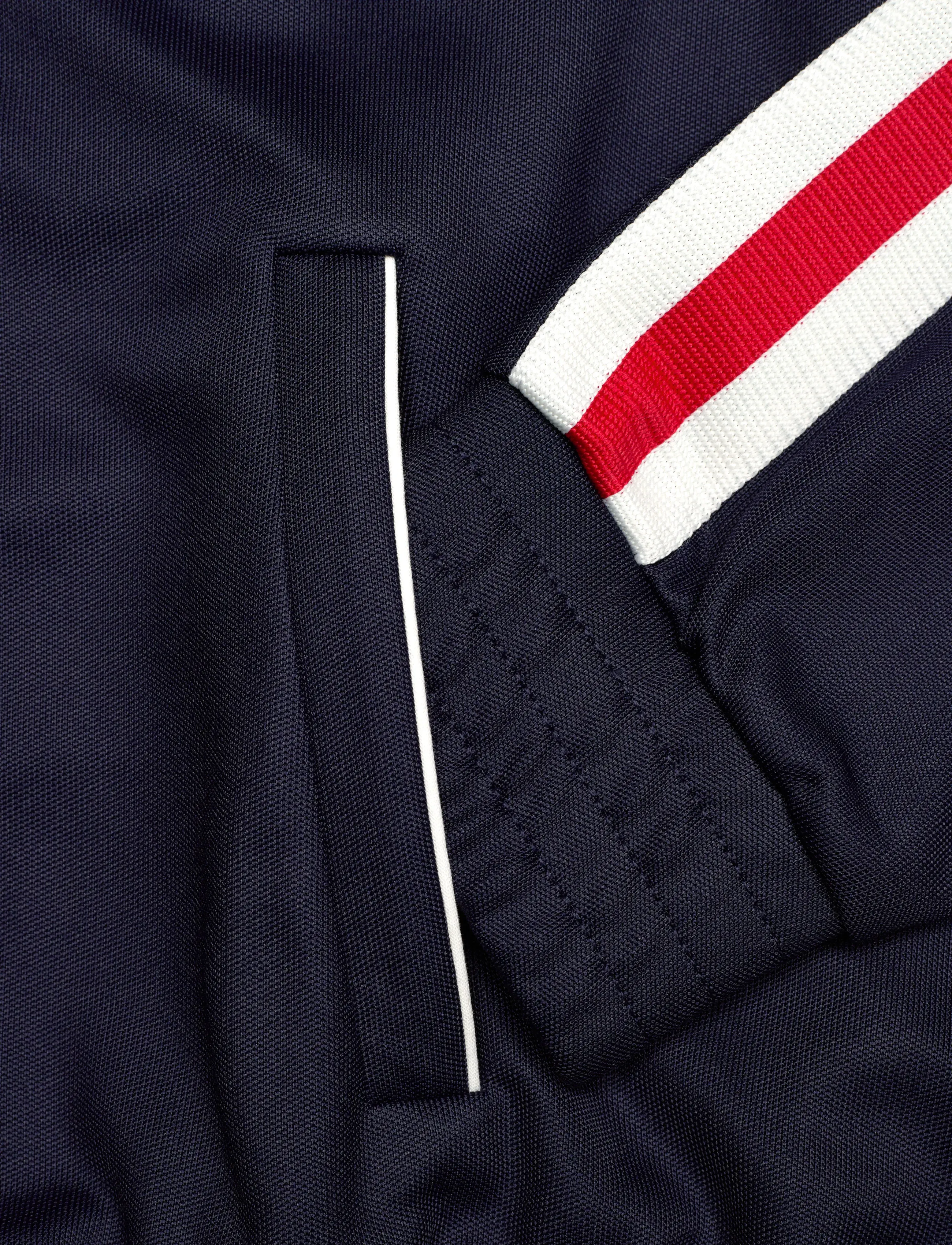 Sporty & Rich - Yankees Serif Track Jacket - spring jackets - dark navy/white/fire red - 5