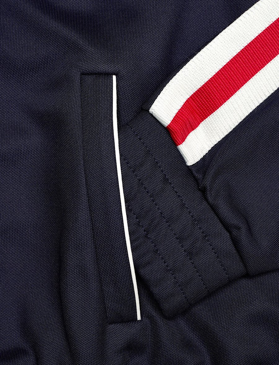 Sporty & Rich - Yankees Serif Track Jacket - sweatshirts & hoodies - dark navy/white/fire red - 5