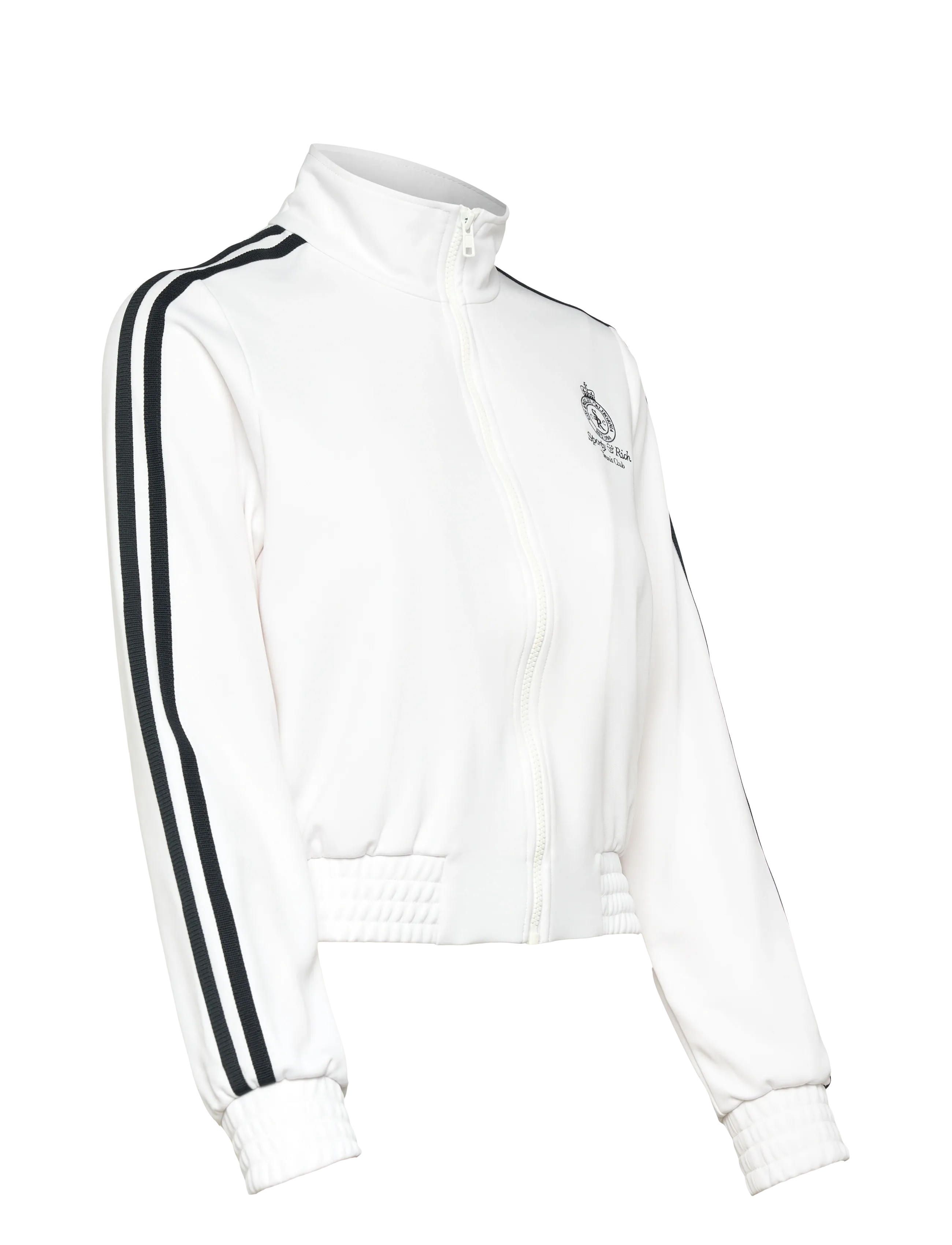 Sporty & Rich - Crown Tennis Elio Track Jacket - spring jackets - white - 3