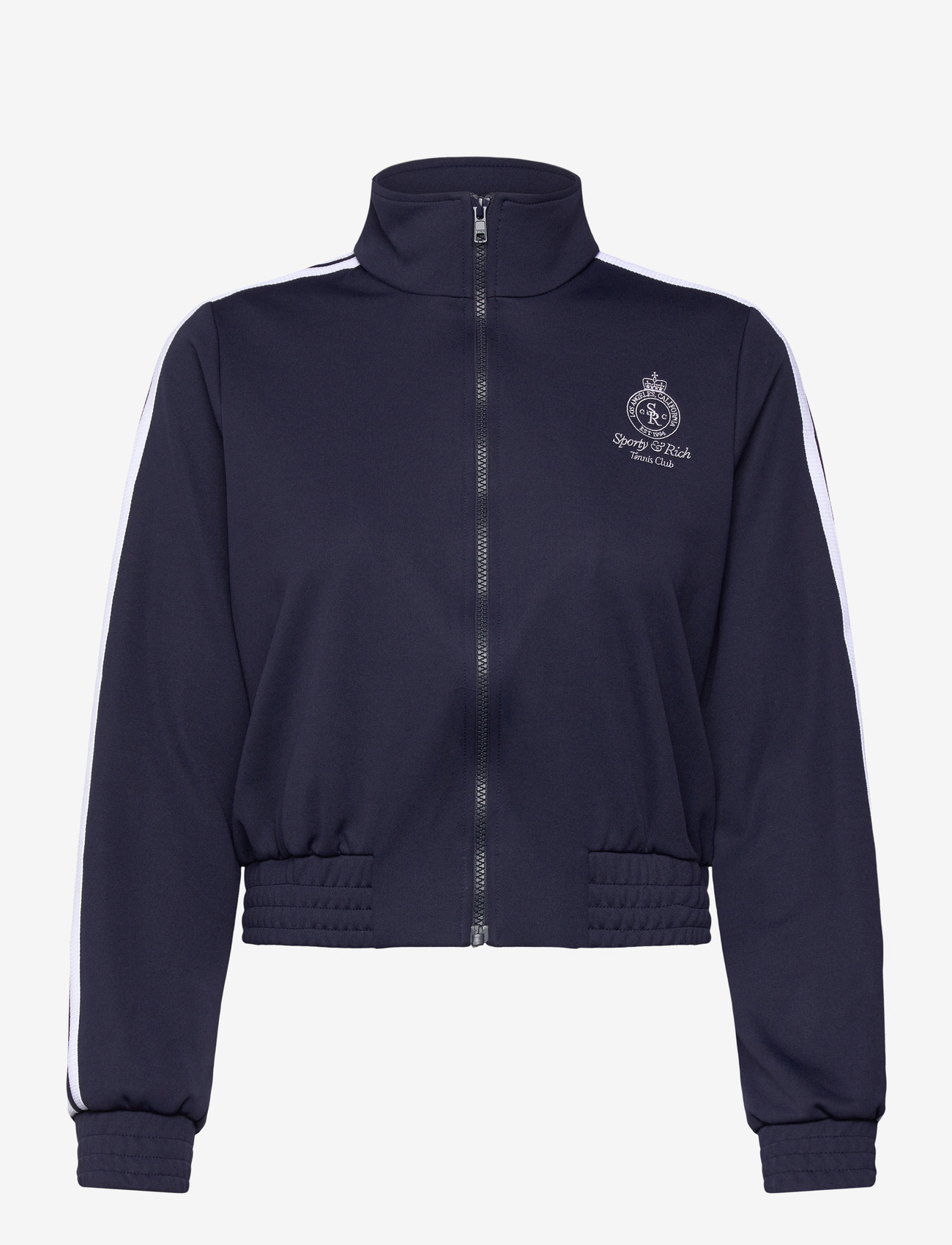 Sporty & Rich - Crown Tennis Elio Track Jacket - bomber jakker - dark navy - 0