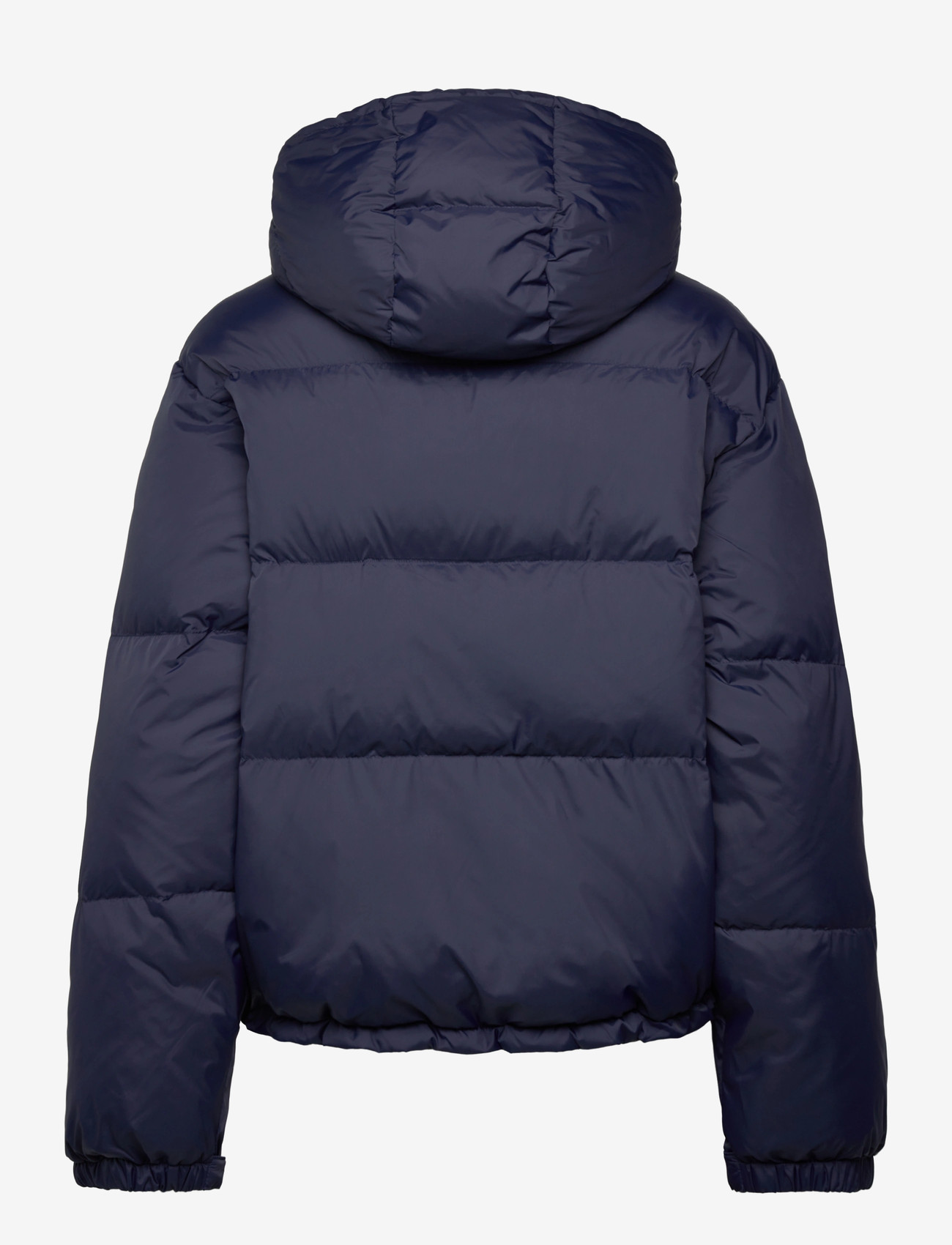 Sporty & Rich - Crown Logo Hooded Down Jacket - forede jakker - navy - 1