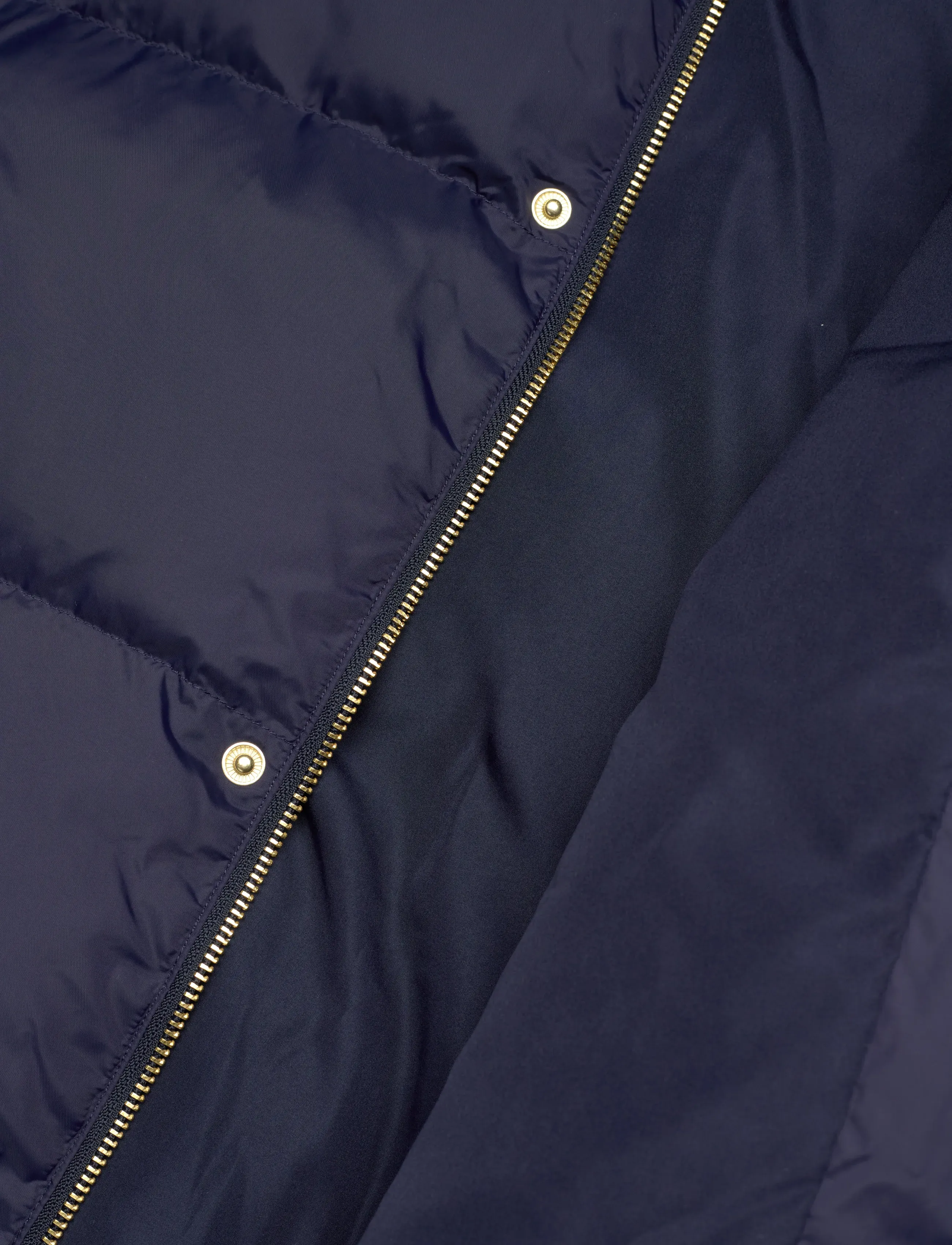 Sporty & Rich - Crown Logo Hooded Down Jacket - gefütterte & daunenjacken - navy - 5