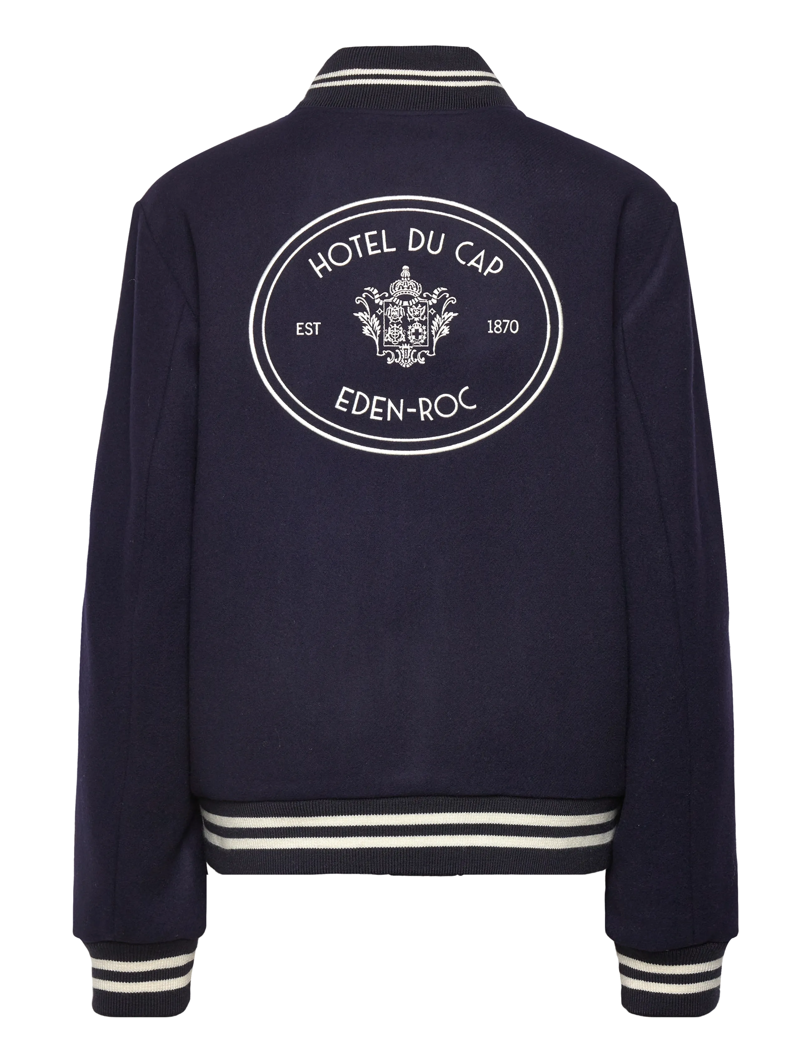 Sporty & Rich - Eden Crest Varsity Jacket Mens - bomber jakker - dark navy - 1