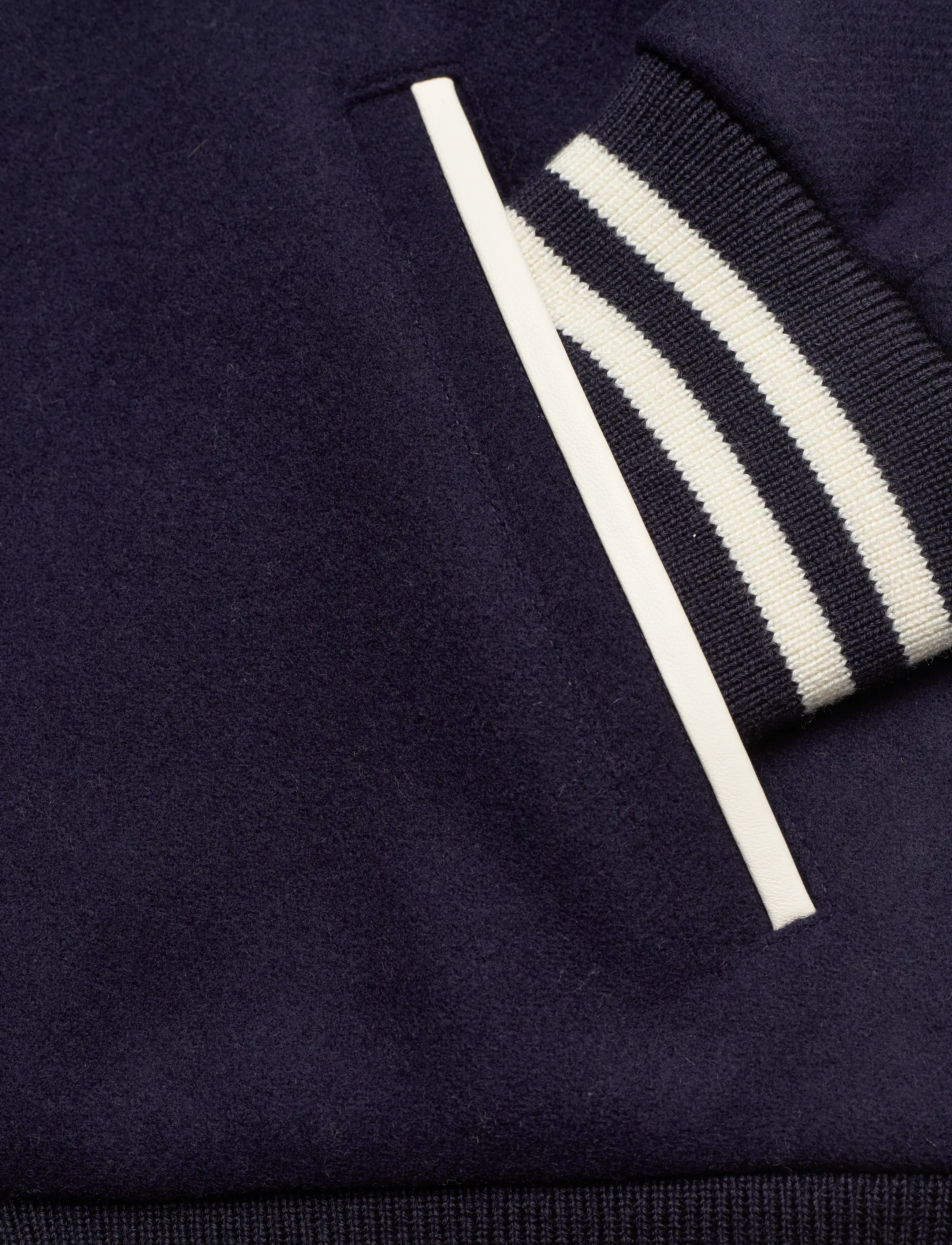 Sporty & Rich - Eden Crest Varsity Jacket Mens - bomber jakker - dark navy - 3