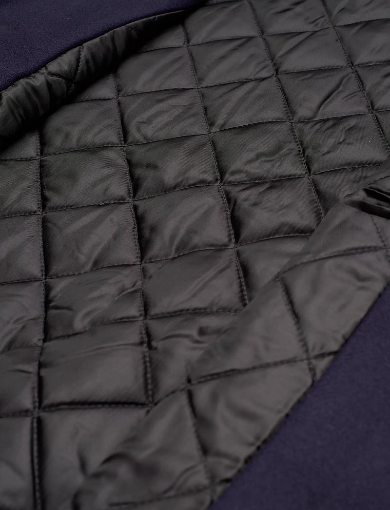 Sporty & Rich - Eden Crest Varsity Jacket Mens - frühlingsjacken - dark navy - 4