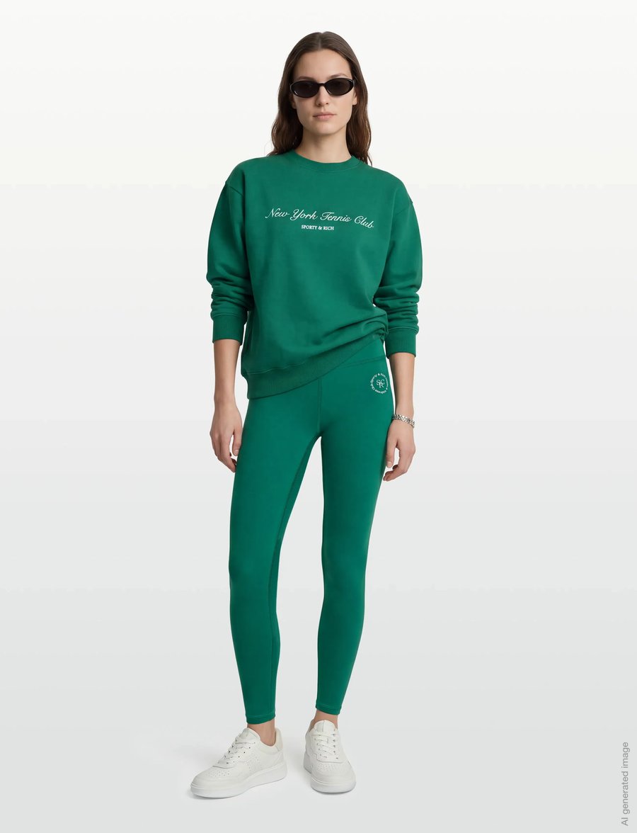 Sporty & Rich - SRHWC Legging - legingi - alpine - 0