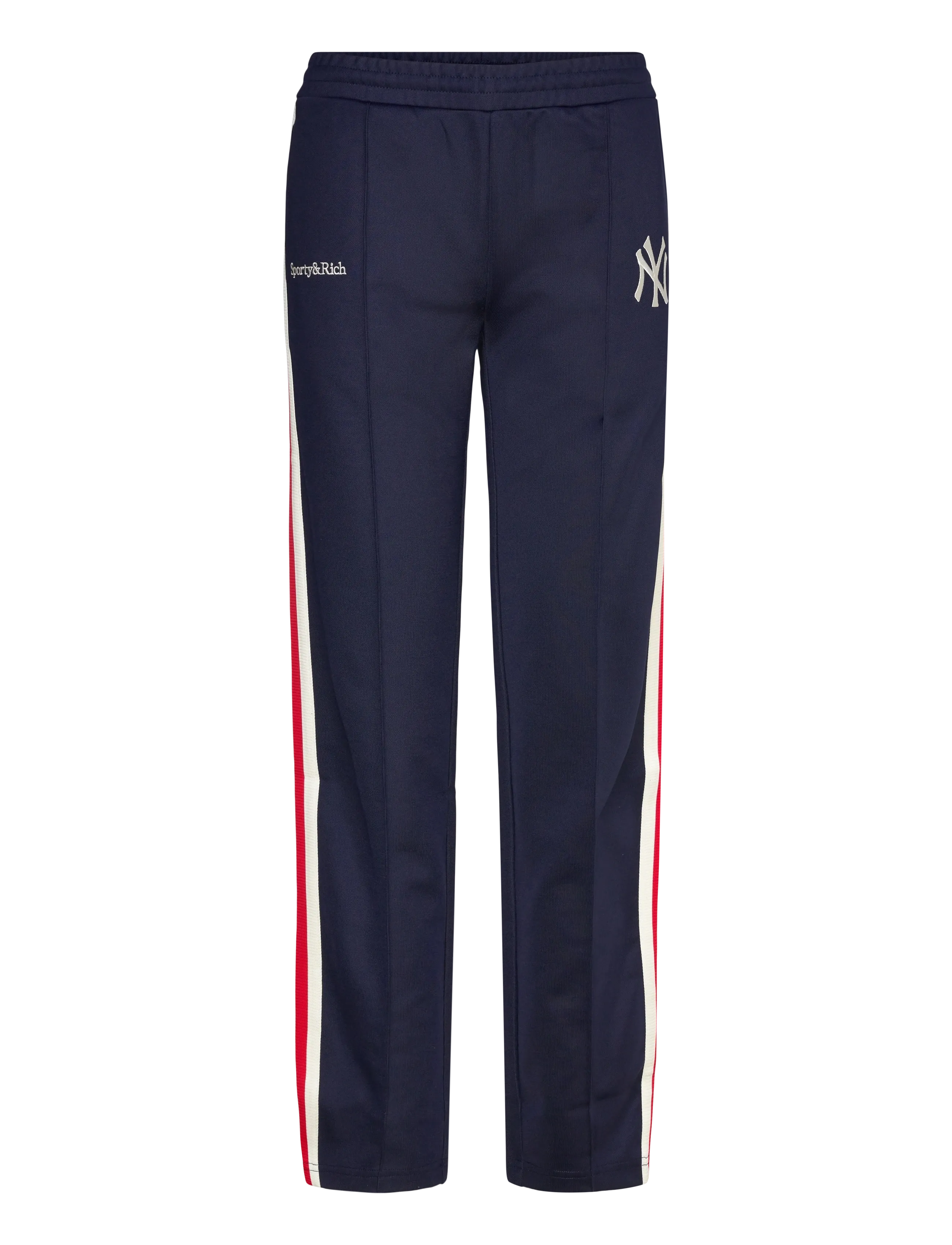Sporty & Rich Yankees Serif Track Pant - Dizainera preces - DARK NAVY/WHITE/FIRE RED / navy