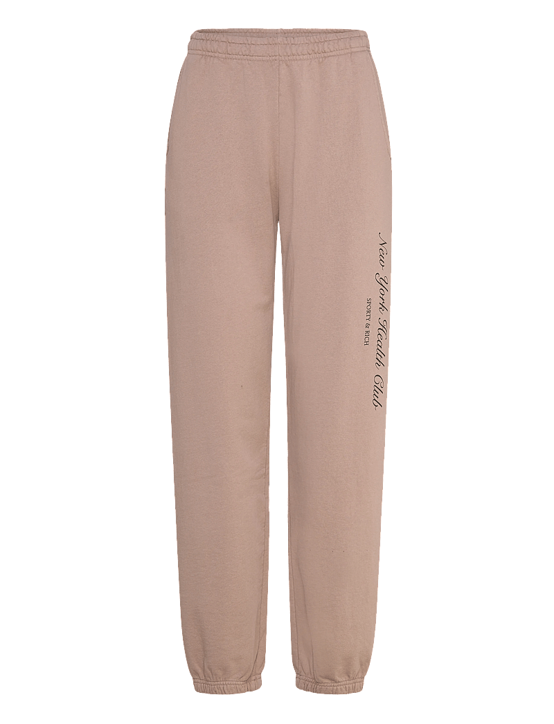 Sporty & Rich - NY Health Club Sweatpant - kleidung - mink - 0
