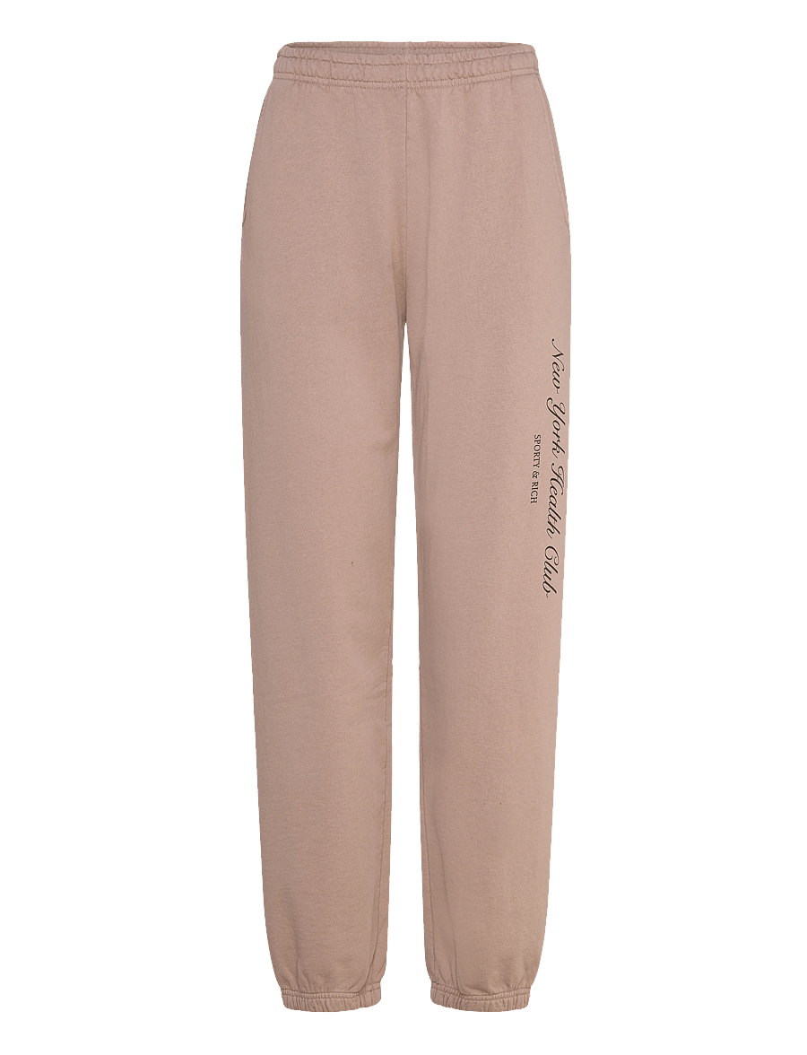 Sporty & Rich - NY Health Club Sweatpant - kläder - mink - 0