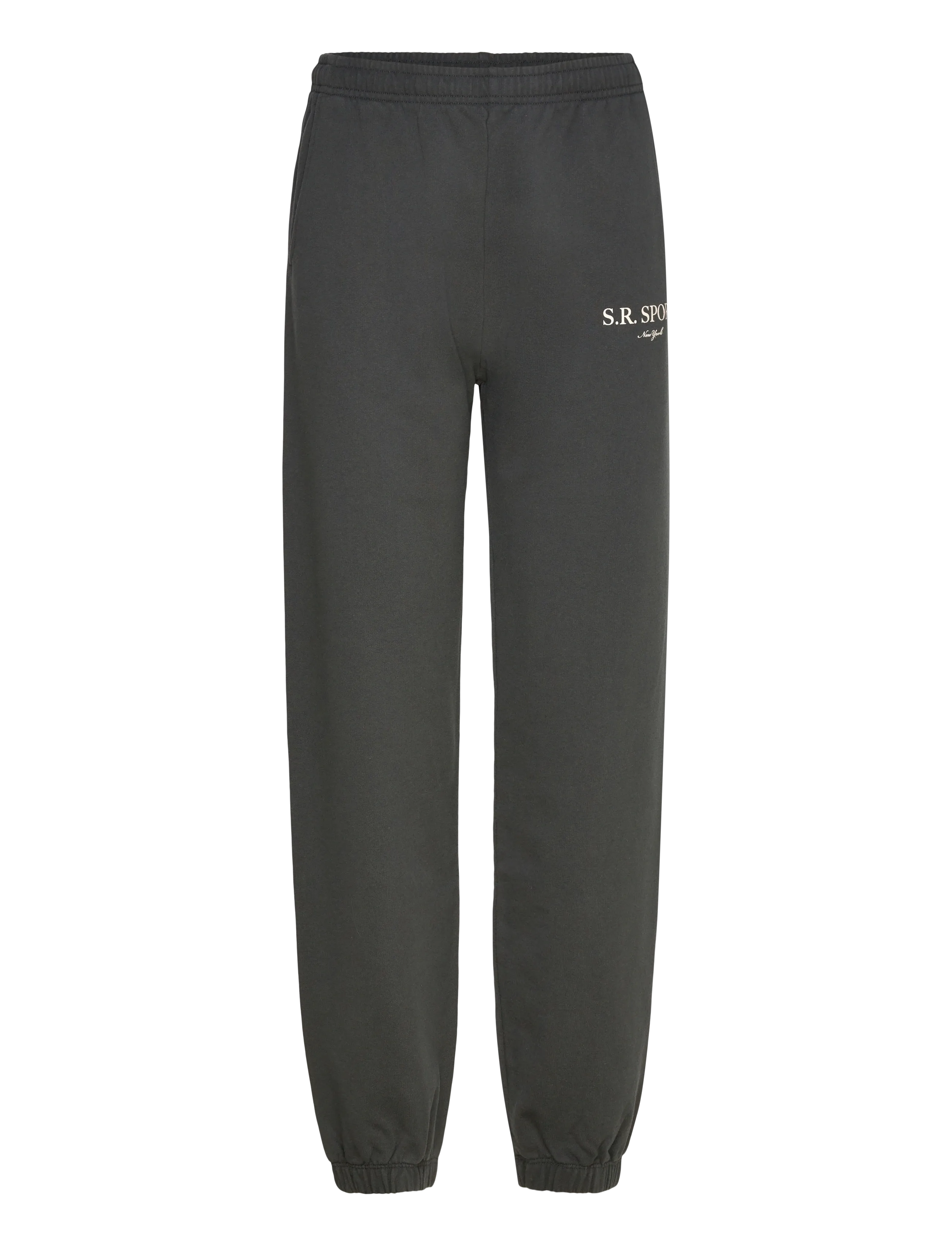 Sporty & Rich S.R. Sport Sweatpant - Dressipüksid - FADED BLACK / grey