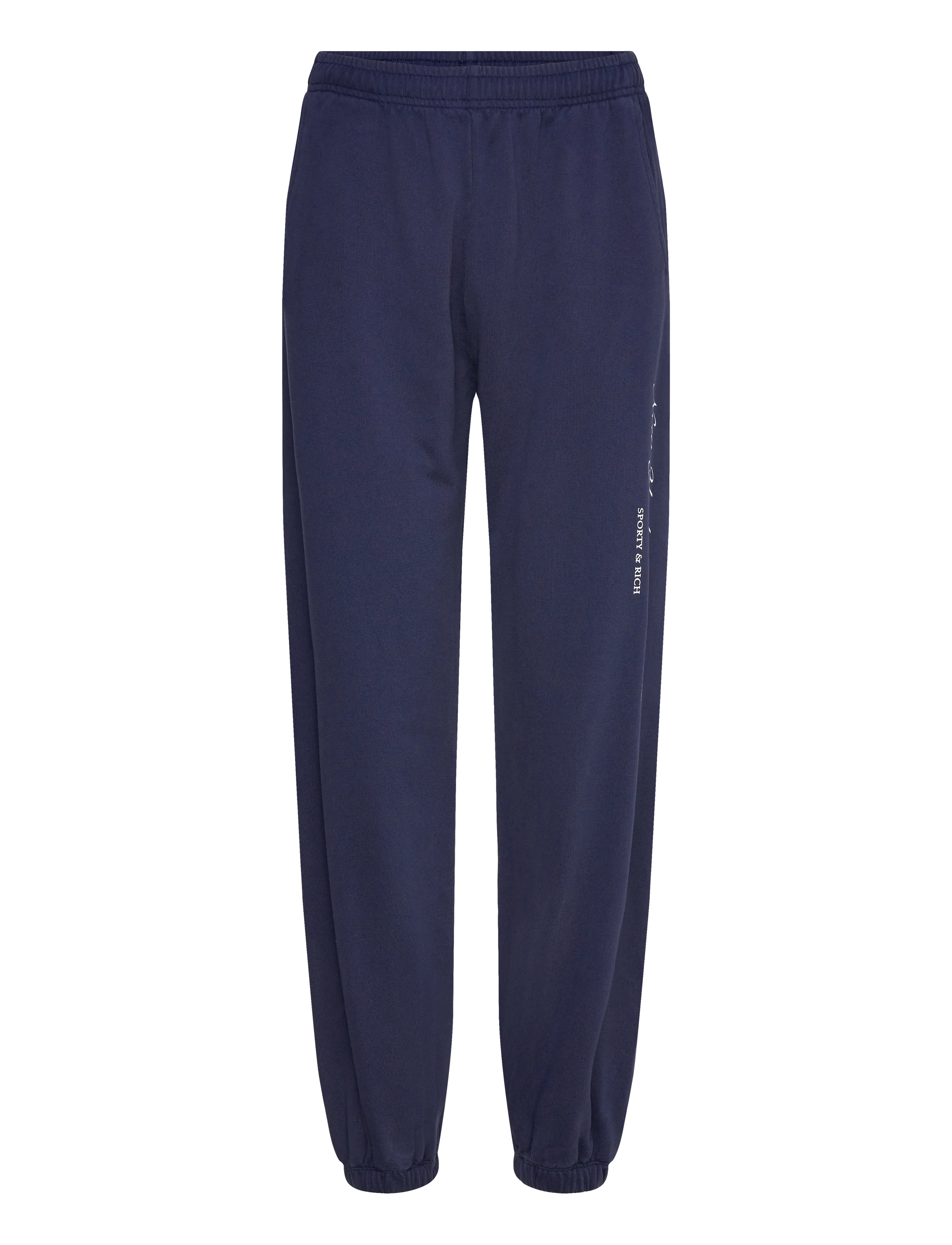 Sporty & Rich Ny Tennis Club Sweatpant, M, Unterteile, Marineblau - Sweatpants, Frauen