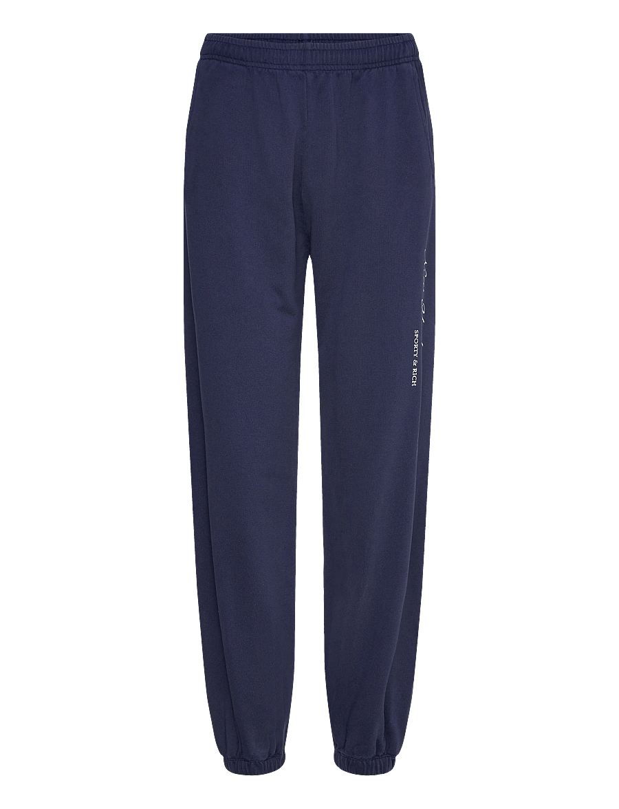 Sporty & Rich - NY Tennis Club Sweatpant - vardagsstil - dark navy - 0