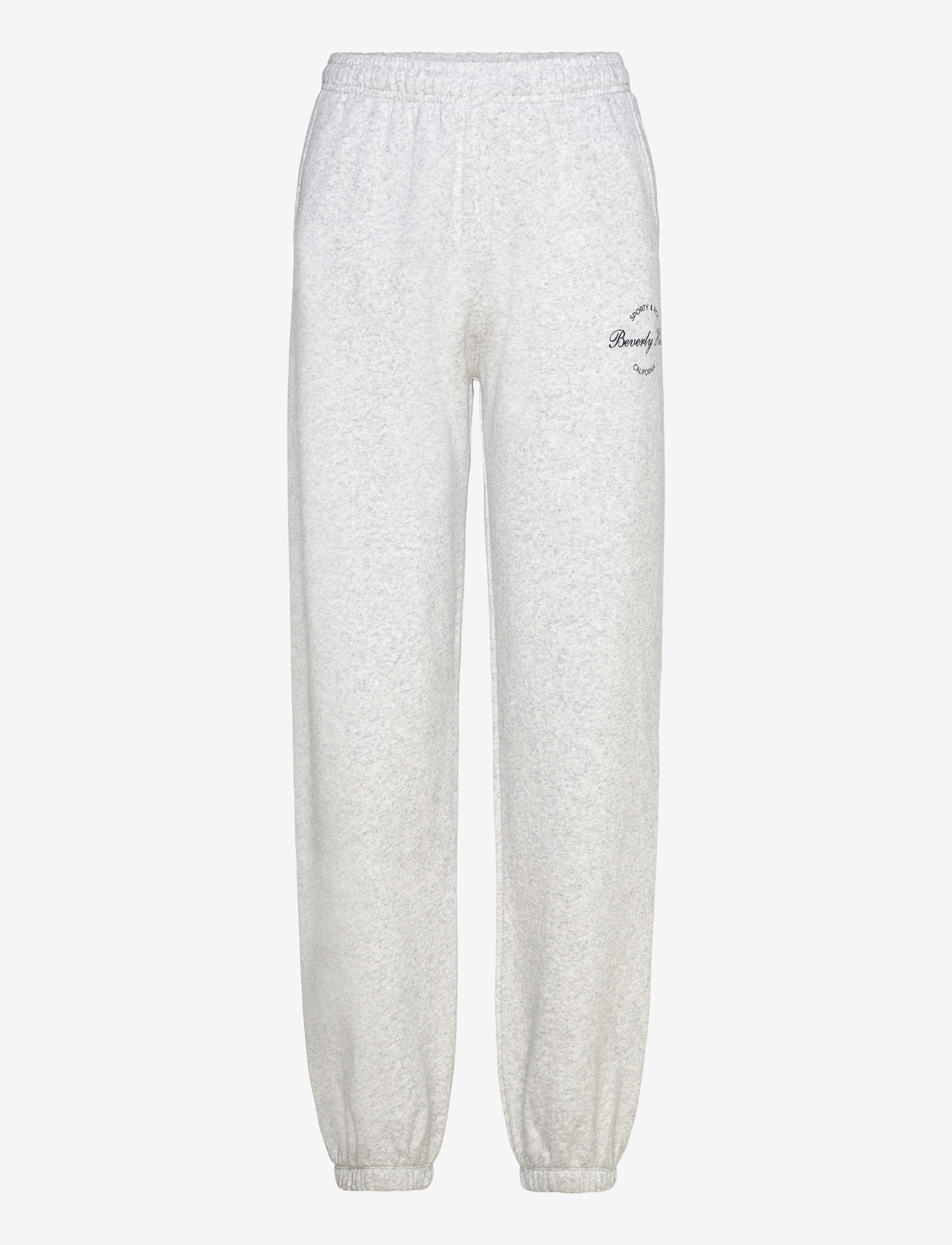 Sporty & Rich - Beverly Script Soft Sweapant - jogginghosen - heather gray - 0