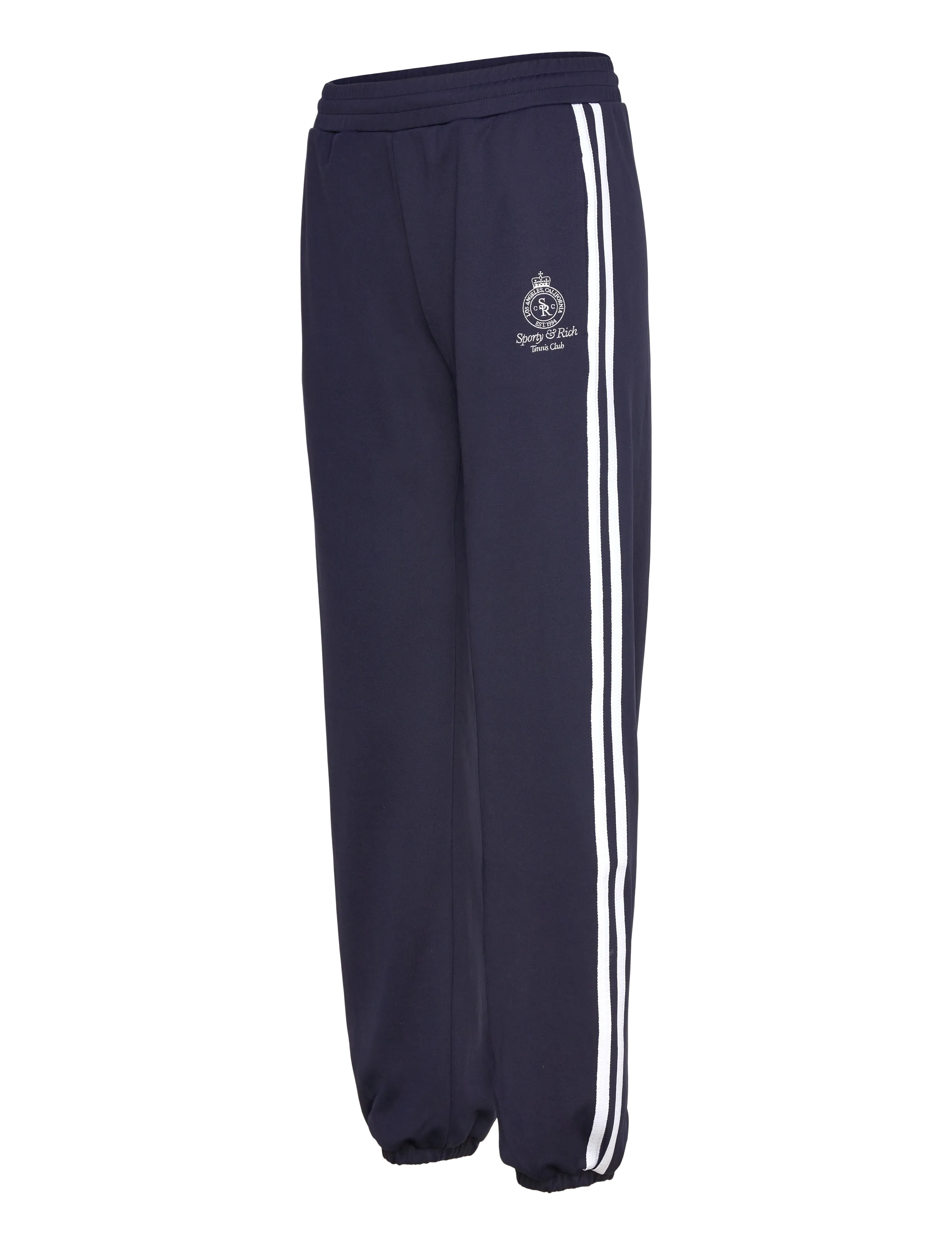 Sporty & Rich - Crown Tennis 90s Eliot Track Pant - hverdags stil - dark navy - 2