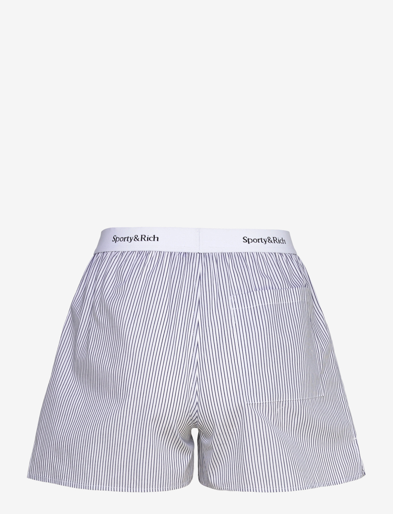 Sporty & Rich - Yankees Serif Boxer Short - casual shorts - navy striped - 1