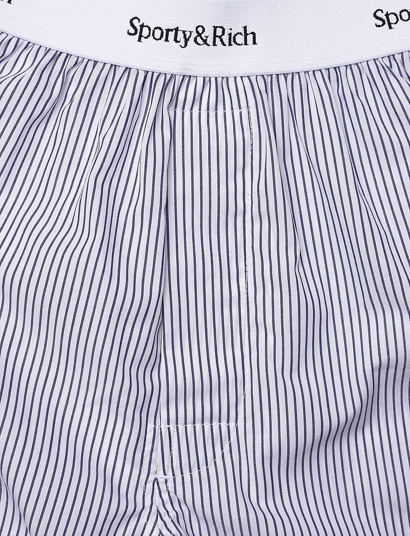 Sporty & Rich - Yankees Serif Boxer Short - casual shorts - navy striped - 2
