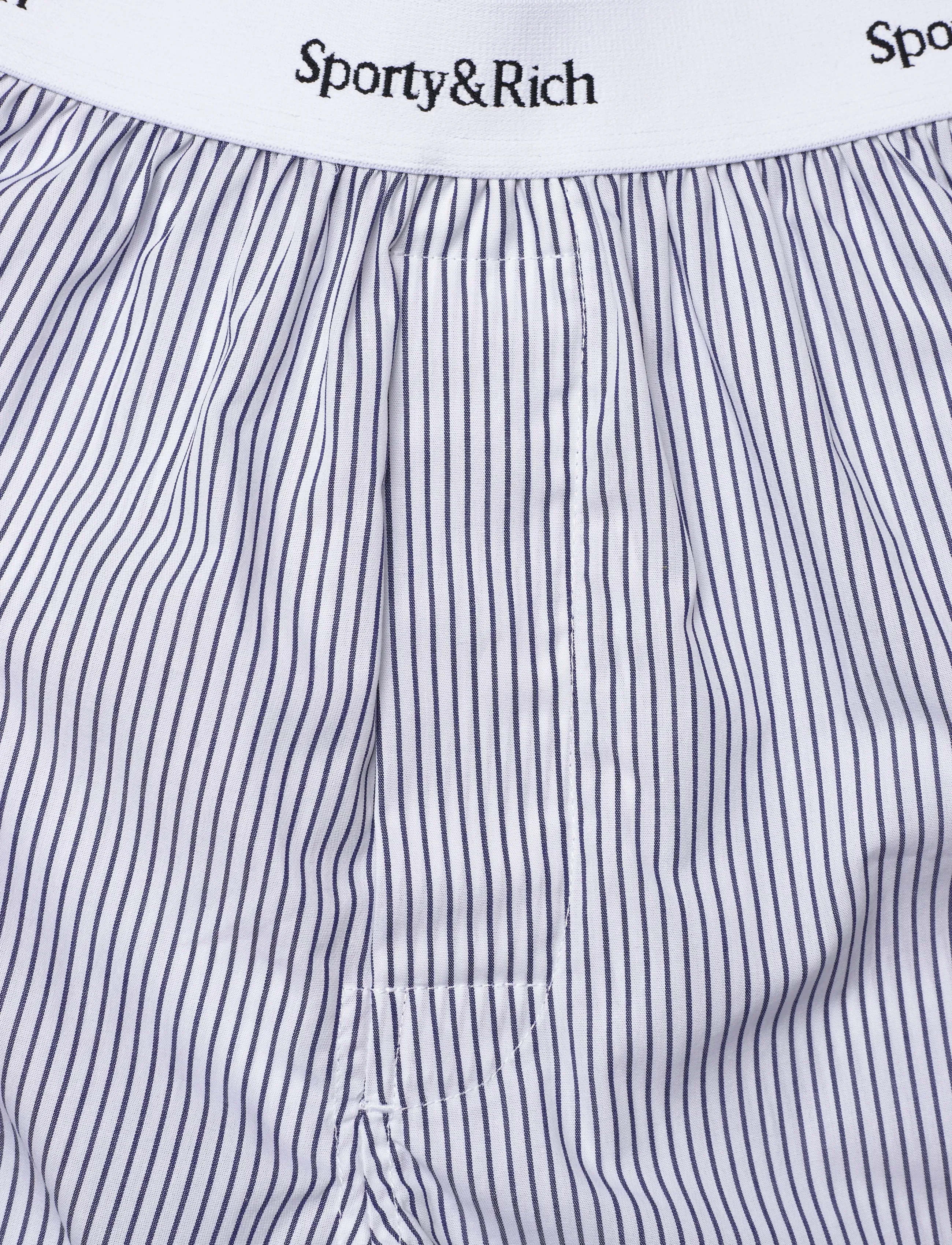 Sporty & Rich - Yankees Serif Boxer Short - casual shorts - navy striped - 2