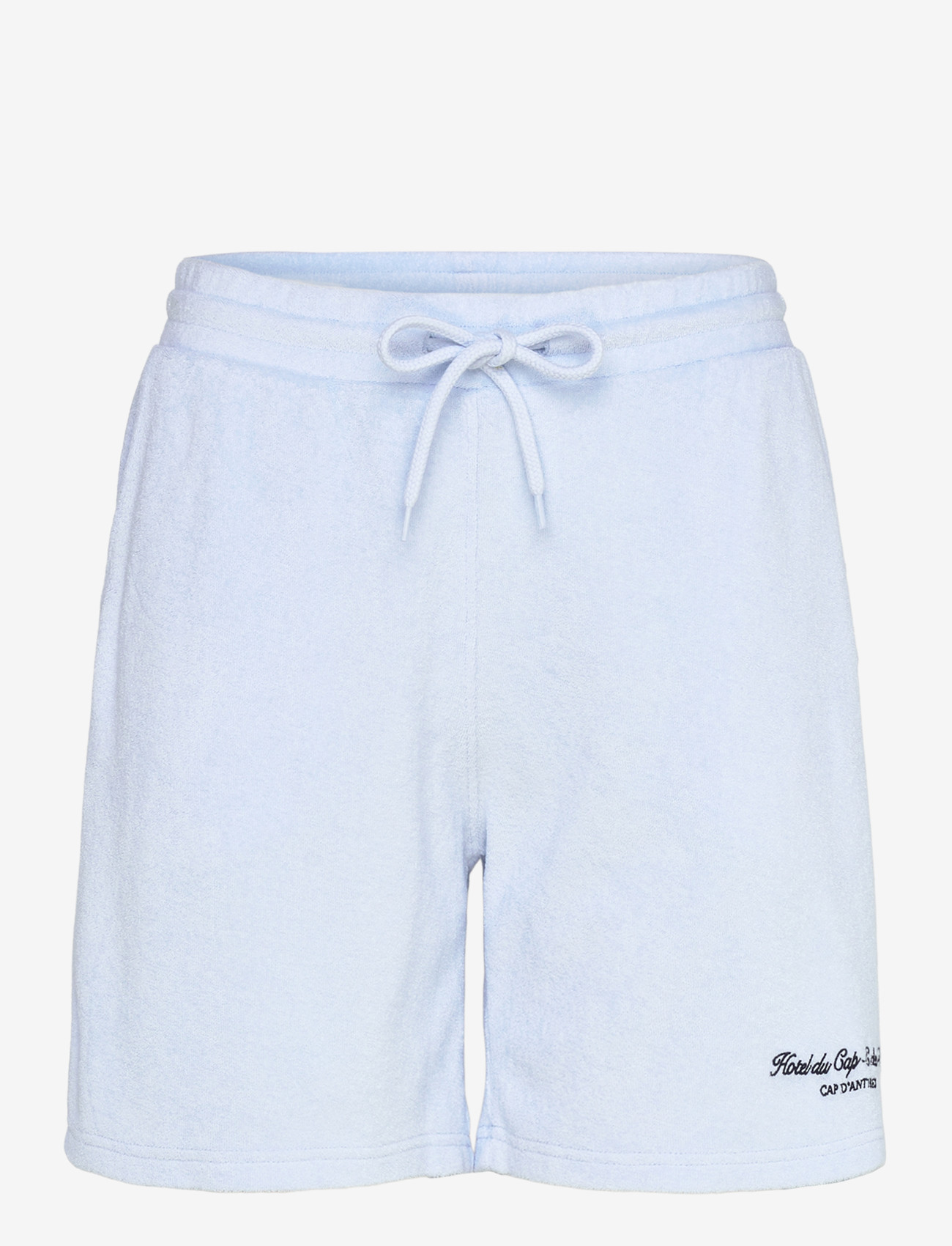 Sporty & Rich - Eden Script Unisex Terry Short - sweatshorts - ciel - 0