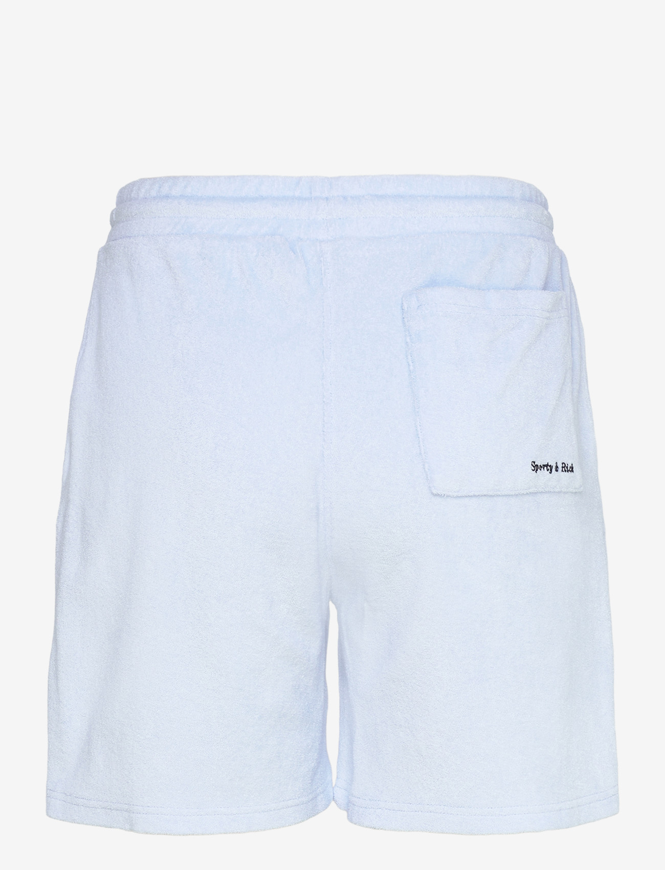 Sporty & Rich - Eden Script Unisex Terry Short - sweatshorts - ciel - 1
