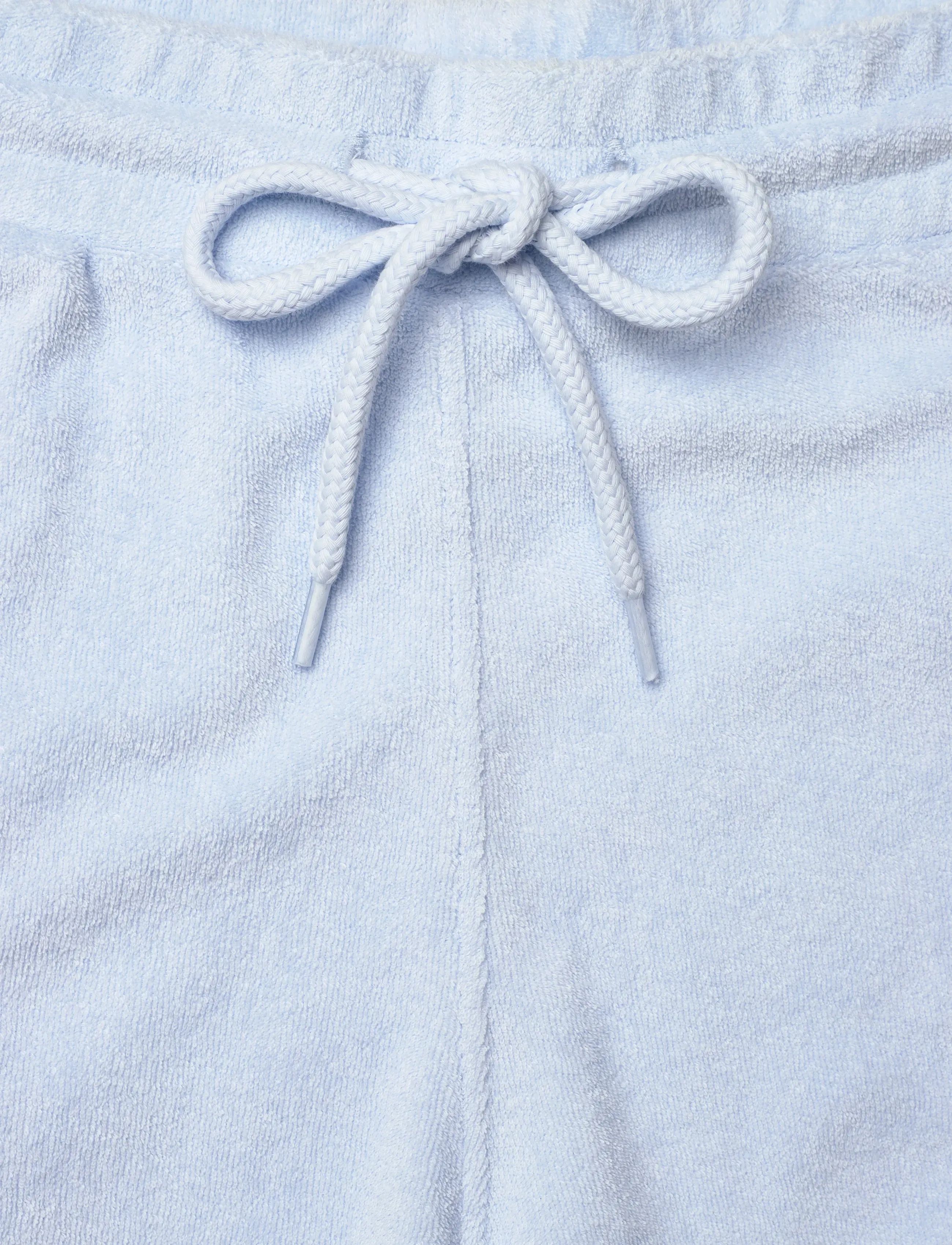Sporty & Rich - Eden Script Unisex Terry Short - sweatshorts - ciel - 3