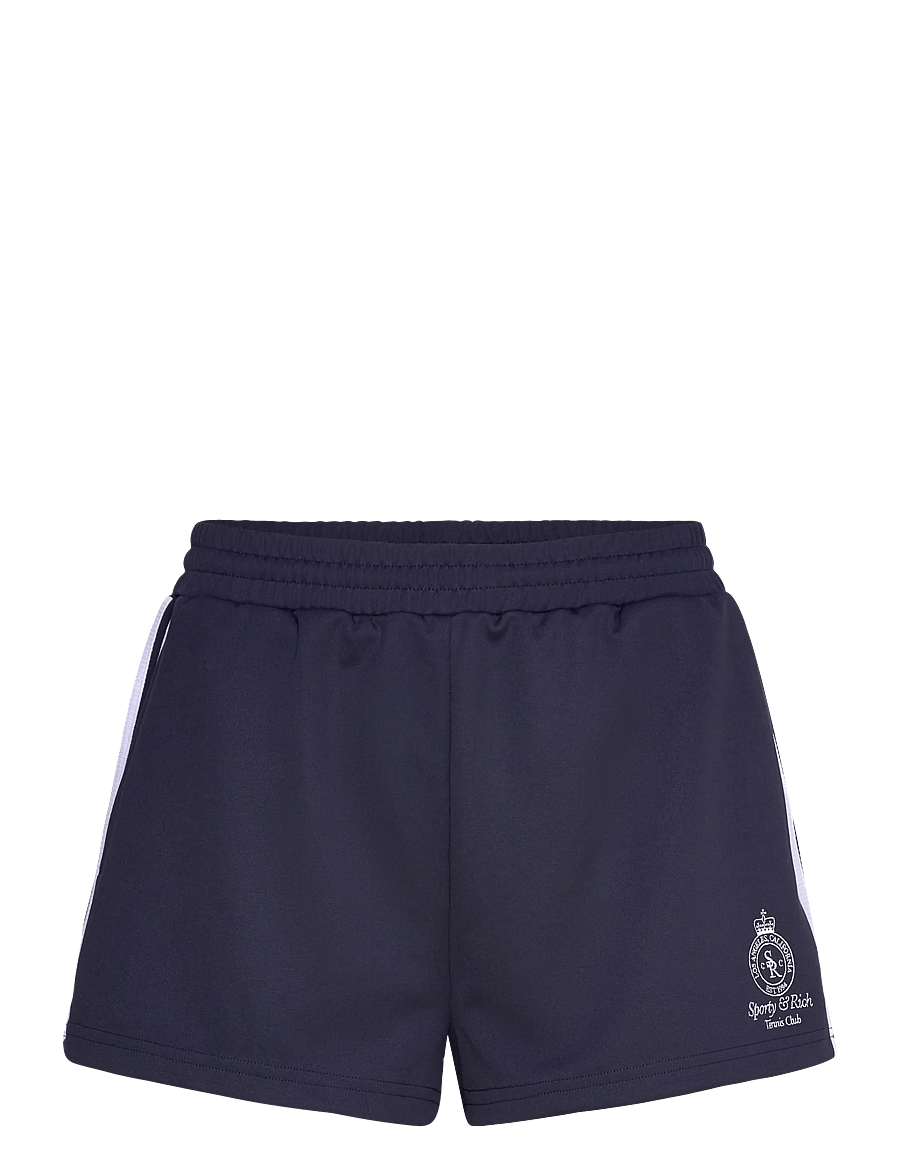 Sporty & Rich - Crown Tennis Roller Short - sweatshorts - dark navy - 0