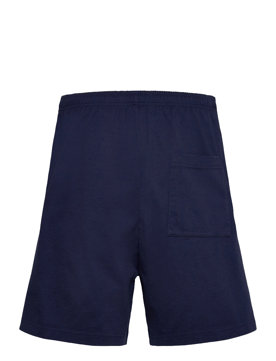 Sporty & Rich - Eden Crest Embroidered Gym Short - freizeitshorts - dark navy - 1