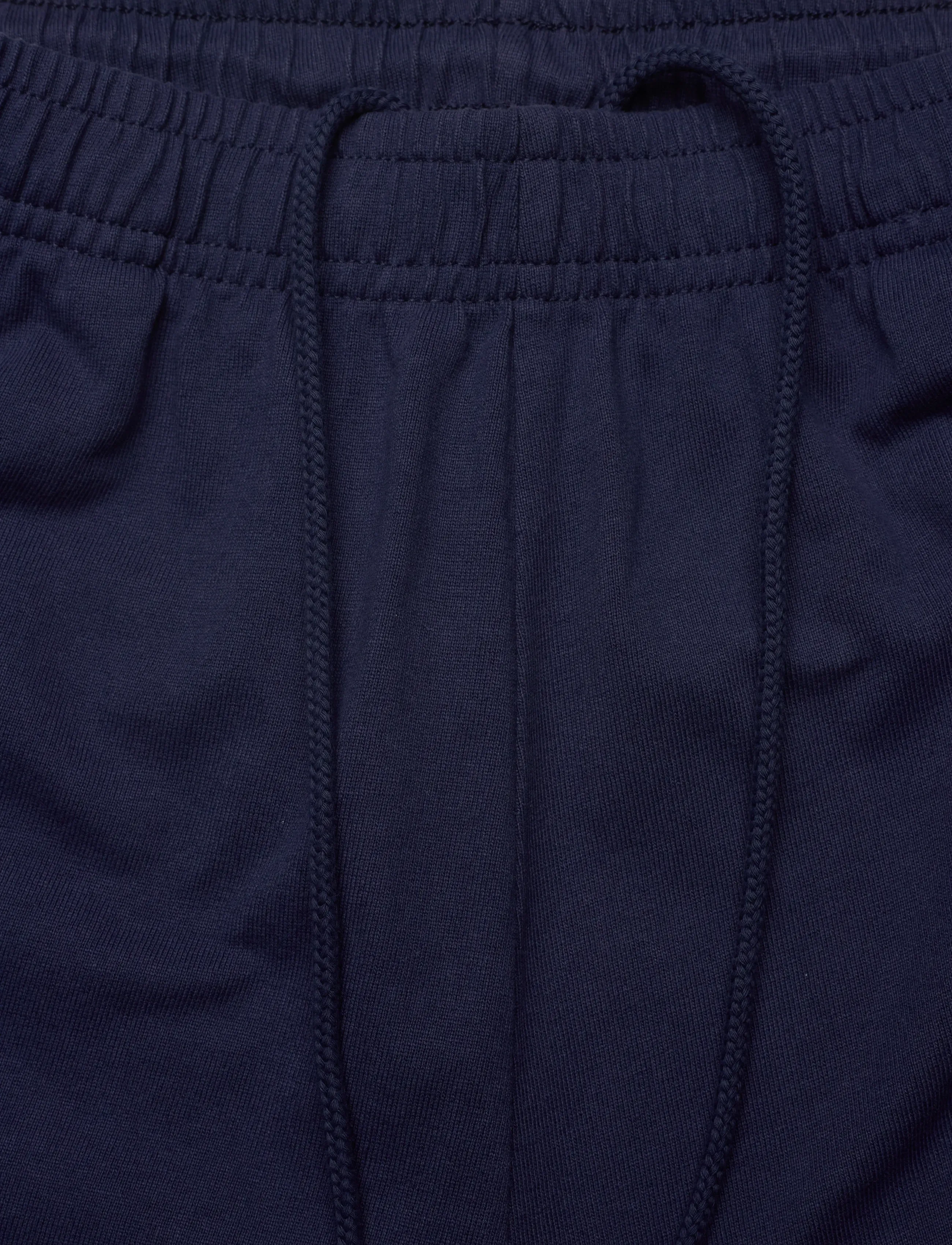 Sporty & Rich - Eden Crest Embroidered Gym Short - freizeitshorts - dark navy - 3