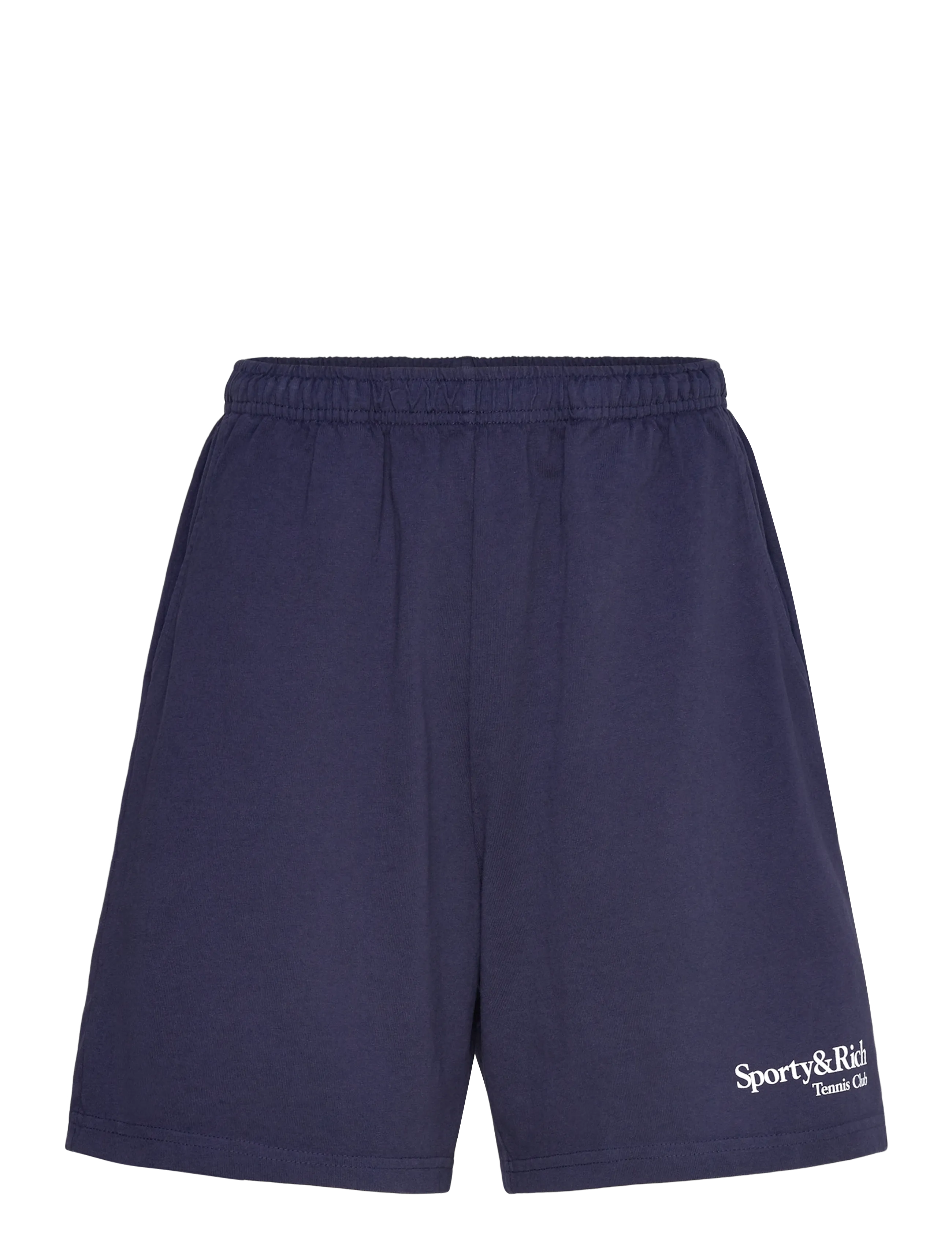 Sporty & Rich Play Tennis Gym Short, M, Shorts, Marineblau - Casual Frauen
