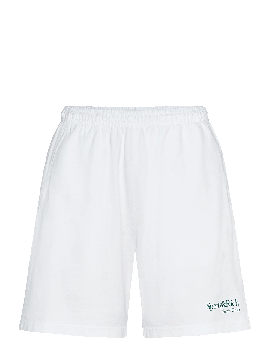 Sporty & Rich - Play Tennis Gym Short - sweatshorts - white - 1