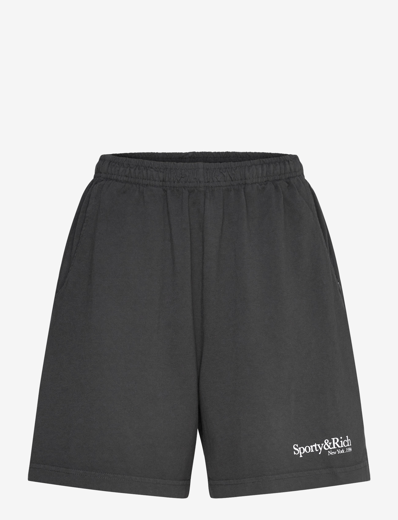 Sporty & Rich - HWCNY Gym Short - sweatshorts - faded black - 0