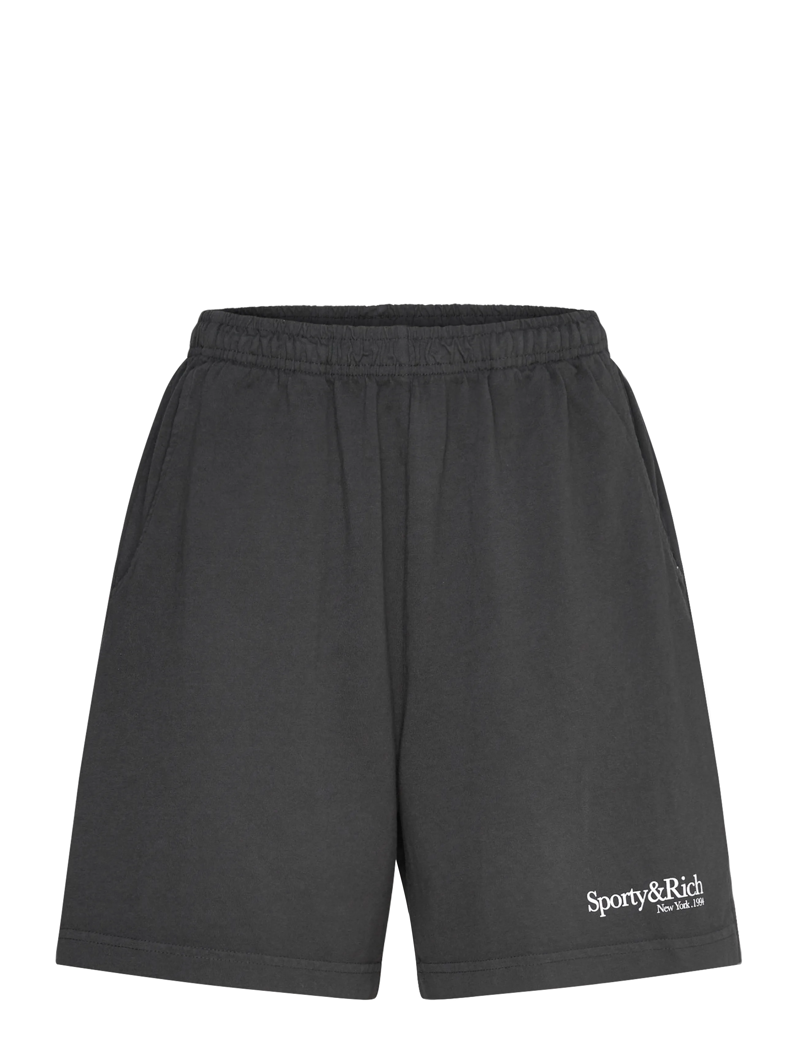 Sporty & Rich HWCNY Gym Short - Sporta šorti - FADED BLACK / grey