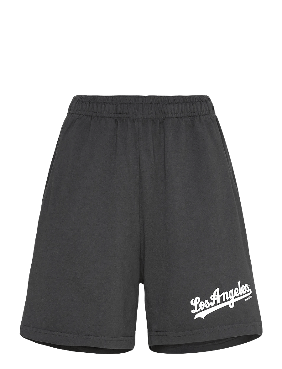 Sporty & Rich - Dodgers Gym Short - freizeitshorts - faded black - 0