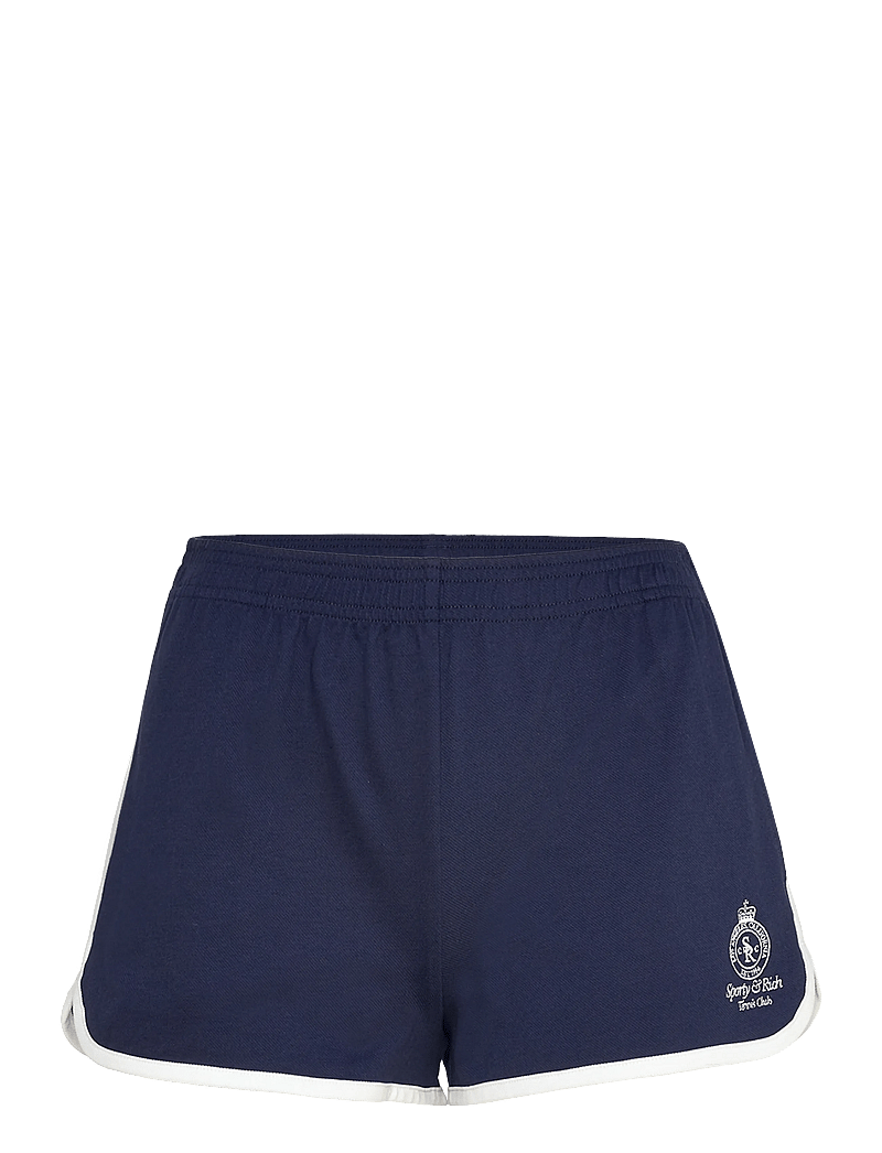 Sporty & Rich - Crown Tennis Pique Short - lühikesed vabaajapüksid - dark navy/white - 0