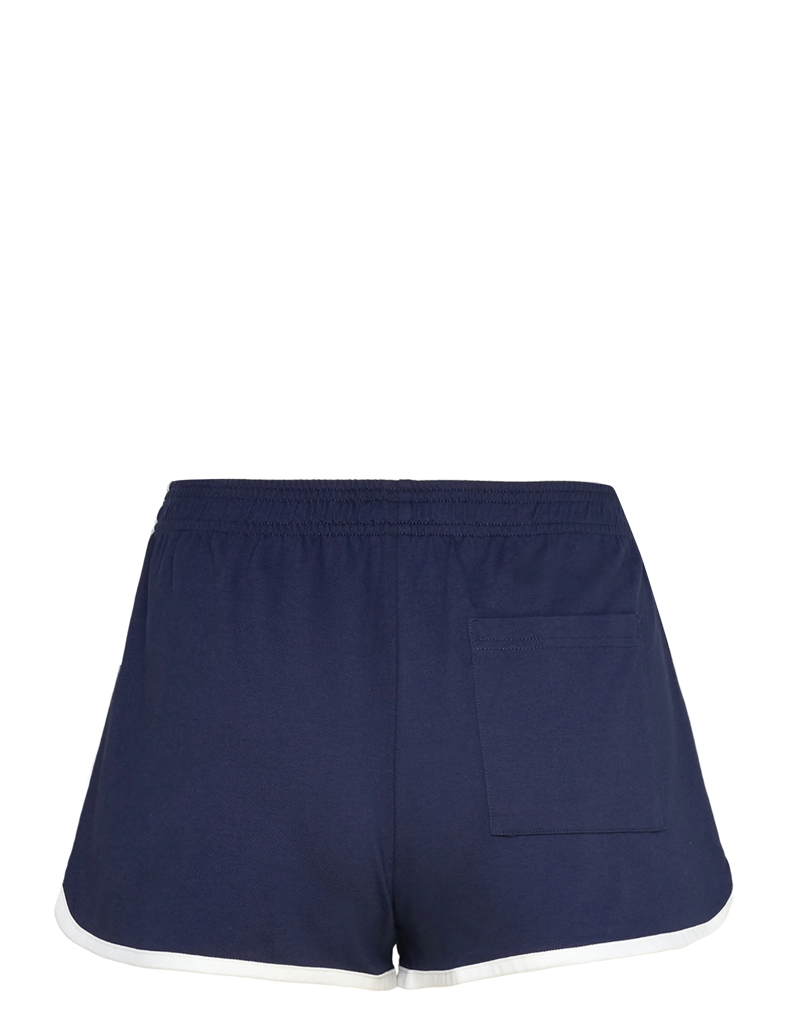 Sporty & Rich - Crown Tennis Pique Short - casual shorts - dark navy/white - 1