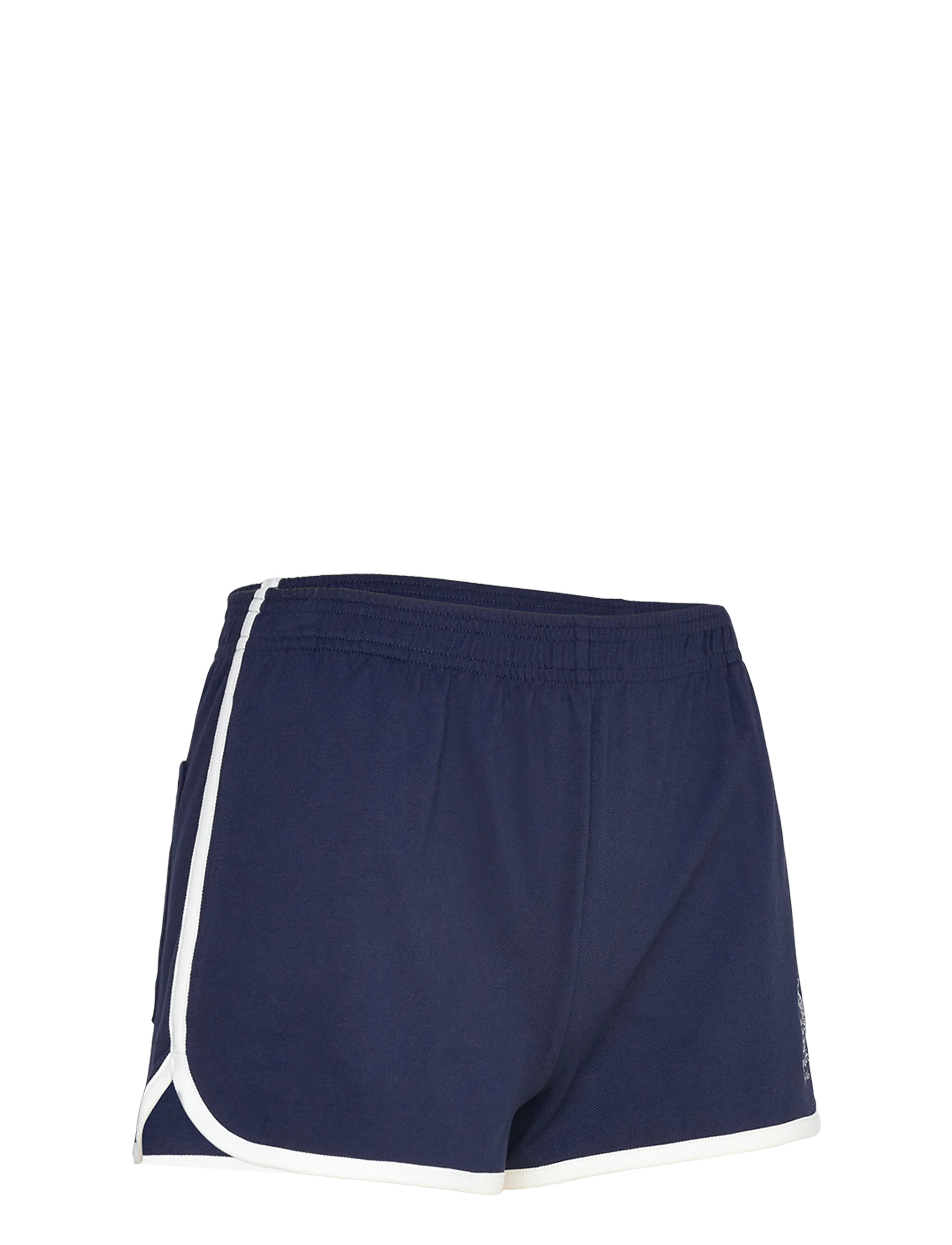 Sporty & Rich - Crown Tennis Pique Short - casual shorts - dark navy/white - 2