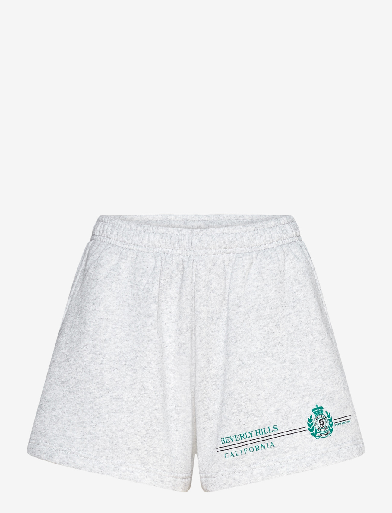 Sporty & Rich - BH Horizon Soft Disco Short - sweatshorts - heather gray - 0